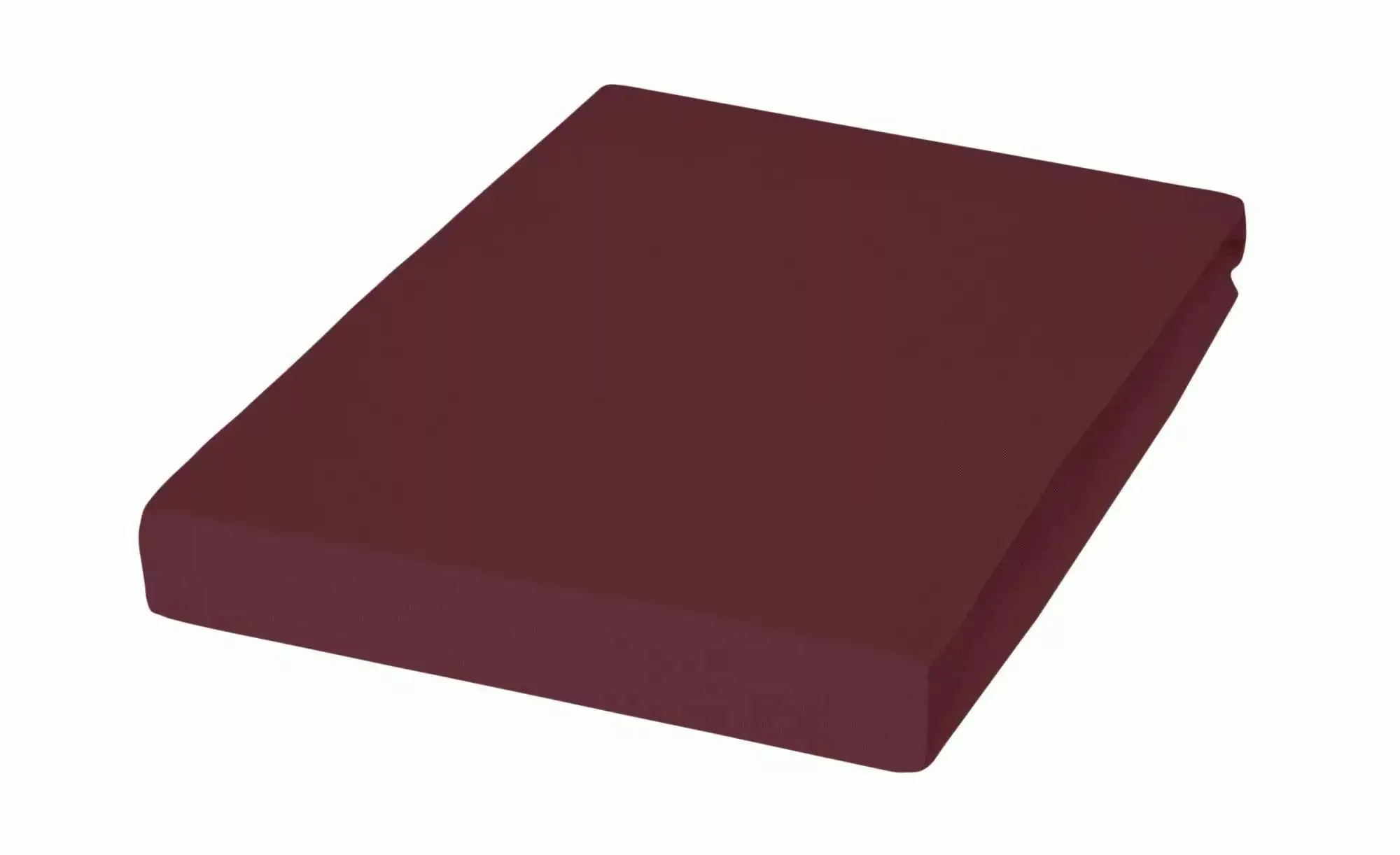 Janine Janine Spannbetttuch Elastic-Jersey 5002 burgund Größe:  100x200 cm günstig online kaufen