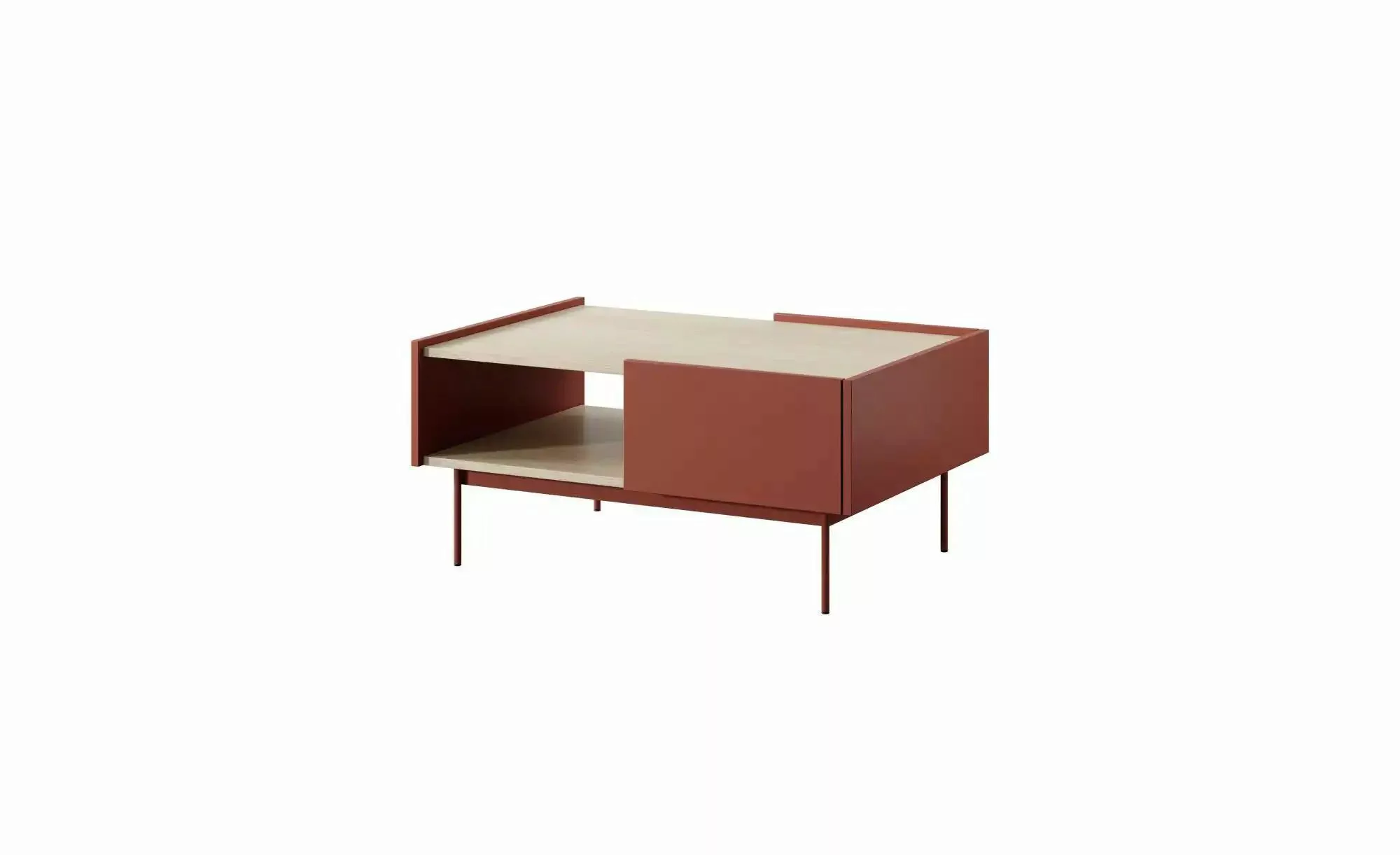Couchtisch  Color ¦ rot ¦ Maße (cm): B: 97 H: 45 Tische > Couchtische > Cou günstig online kaufen
