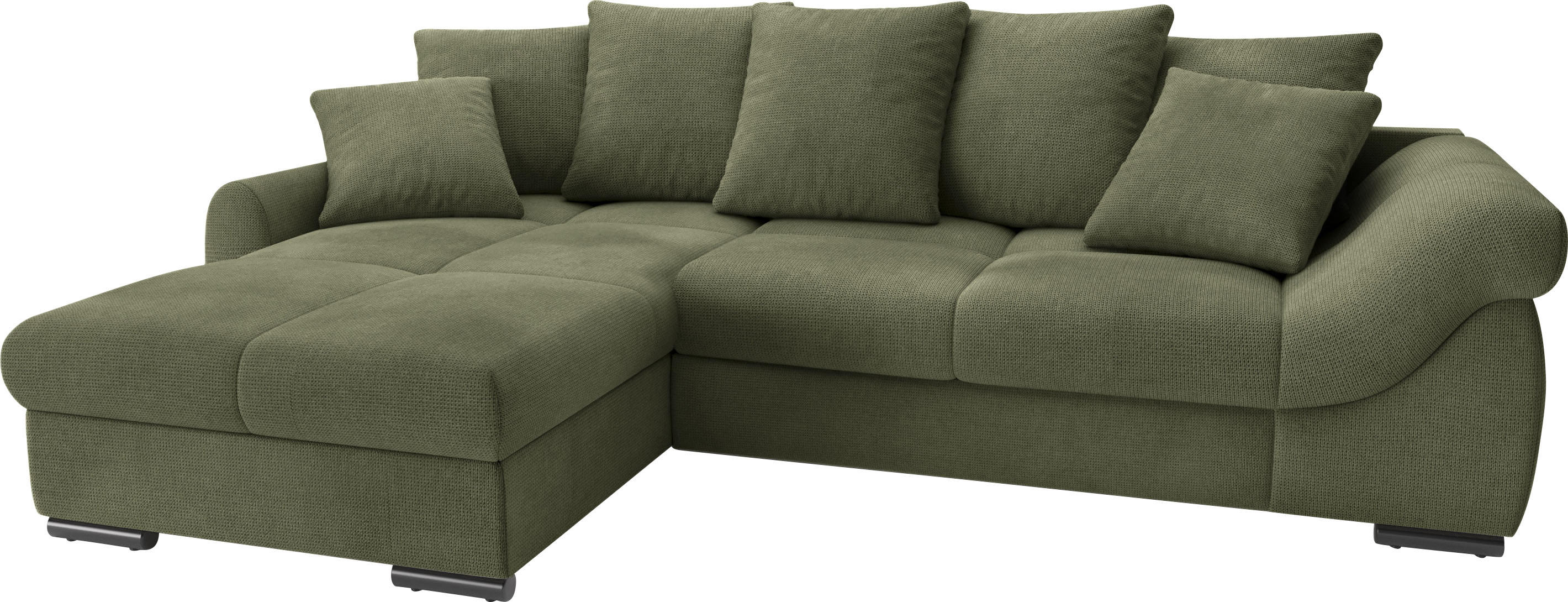 Mr. Couch Ecksofa "Livorno DuraFlex L-Form", inkl. Hochschläfer-Bettauszug, günstig online kaufen