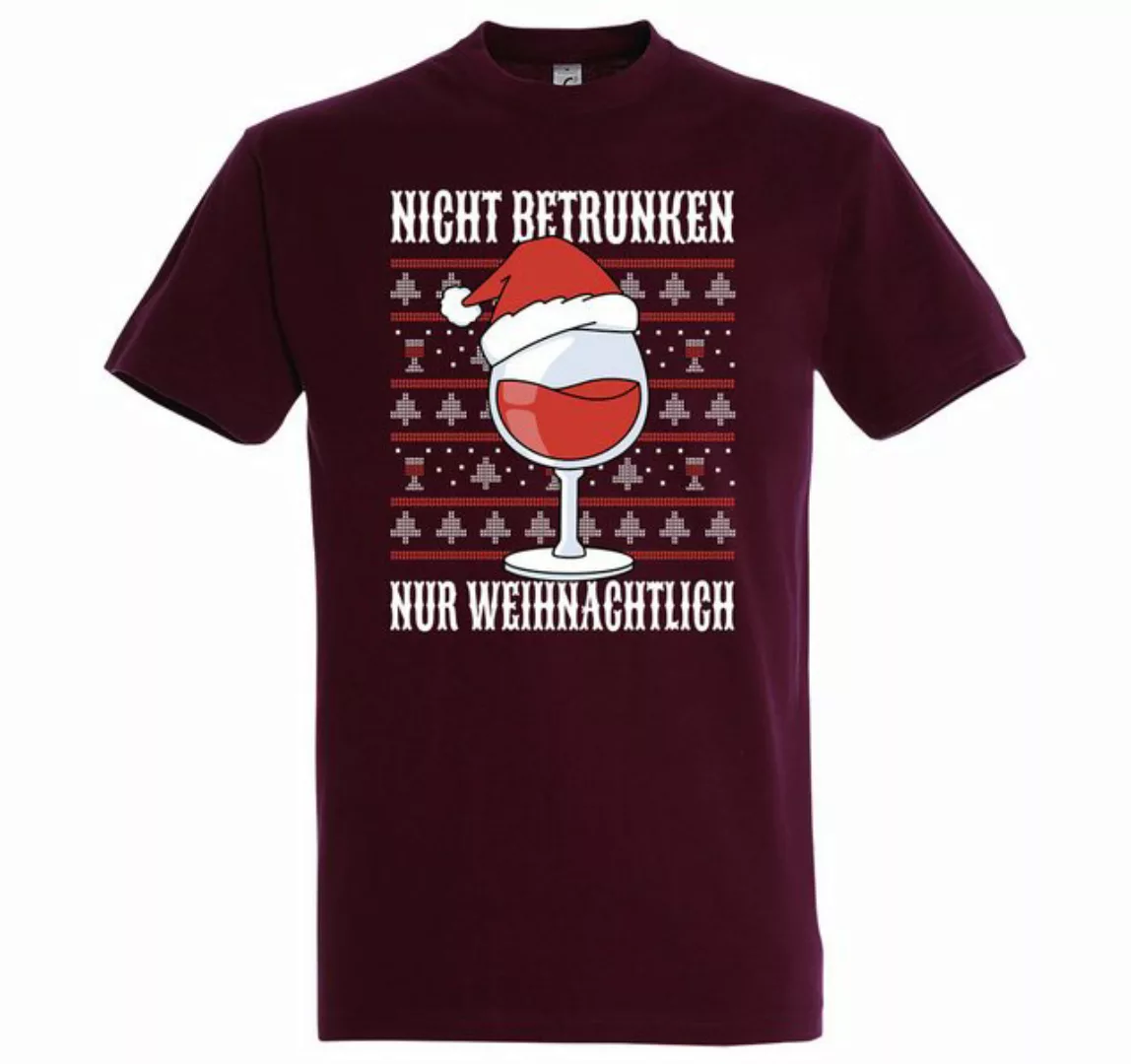 Youth Designz Print-Shirt Nicht Betrunken nur Weihnachtlich Herren T-Shirt günstig online kaufen