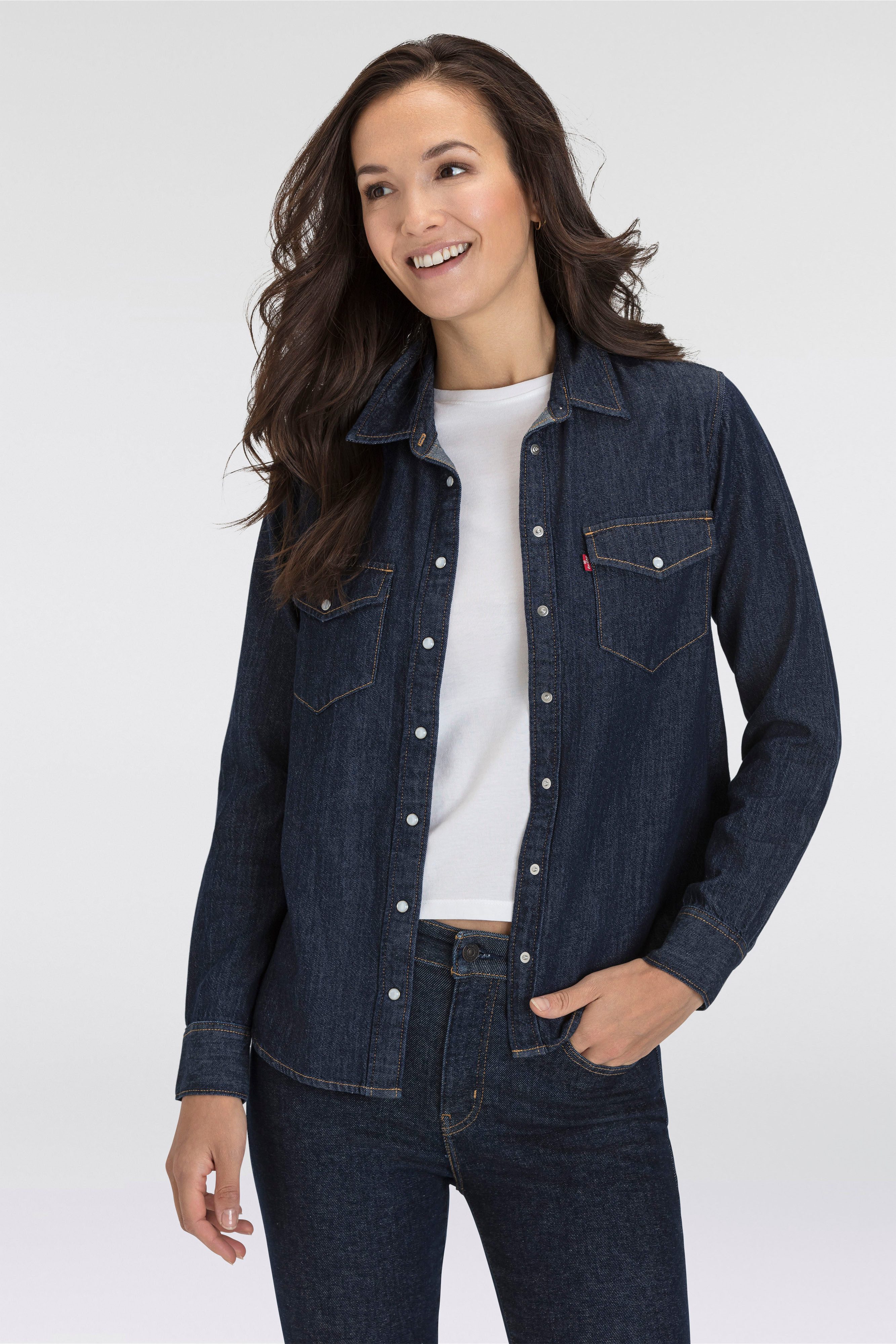 Levi's® Jeansbluse ESSENTIAL WESTERN mit Brusttaschen günstig online kaufen