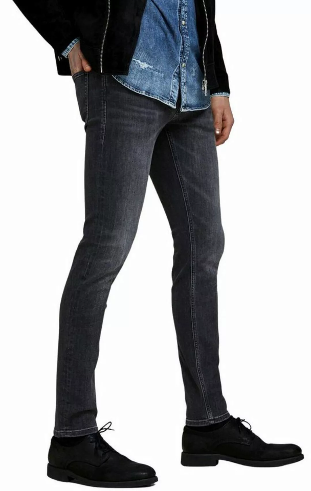 Jack & Jones Herren Jeans JJIGLENN JJORIGINAL AM 817 - Slim Fit - Schwarz - günstig online kaufen