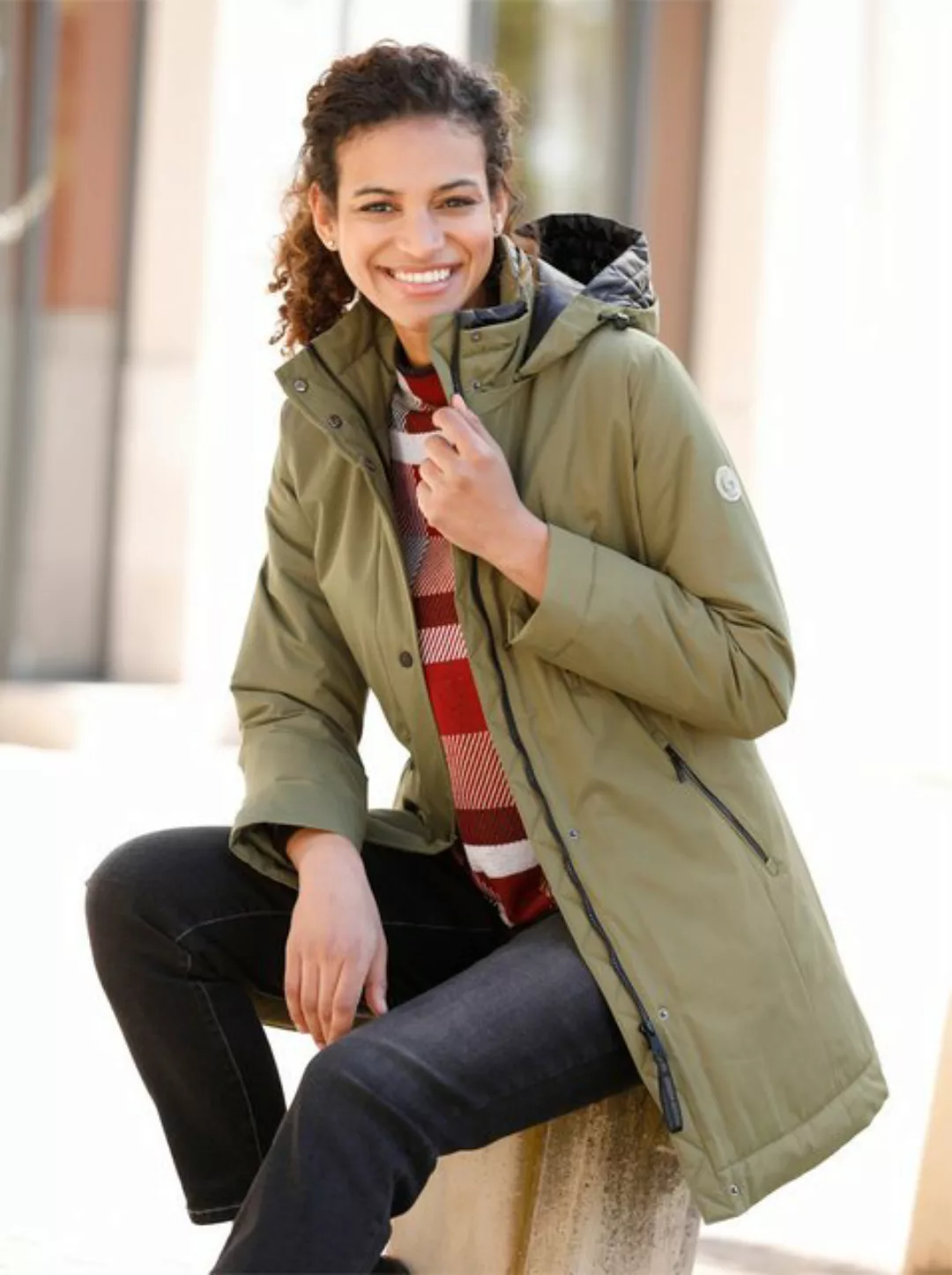 Green Goose Allwetterjacke Longjacke günstig online kaufen