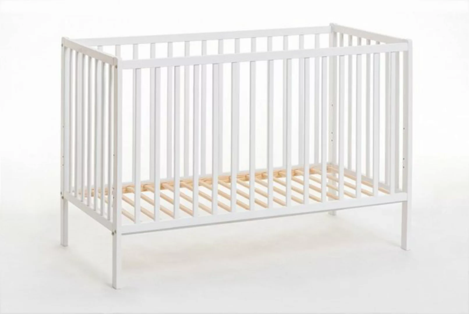 Domando Babybett Babybett Monreale in Weiß Matt, 0-tlg., Breite 65cm, eine günstig online kaufen