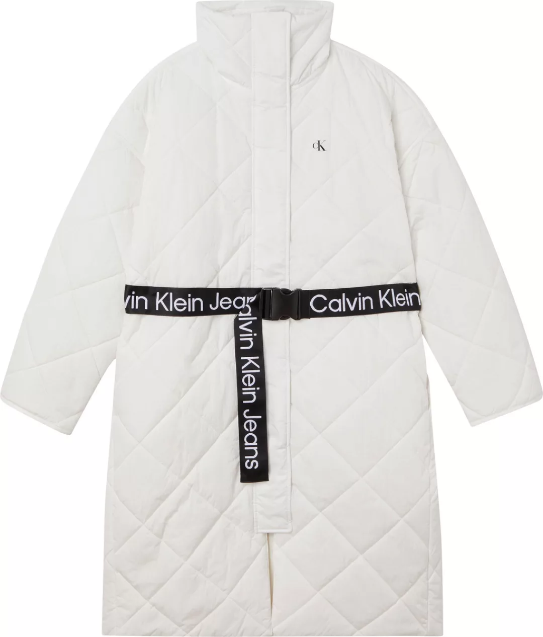 Calvin Klein Jeans Steppmantel "BELTED QUILTED COAT", (Set, 2 tlg., mit Bin günstig online kaufen