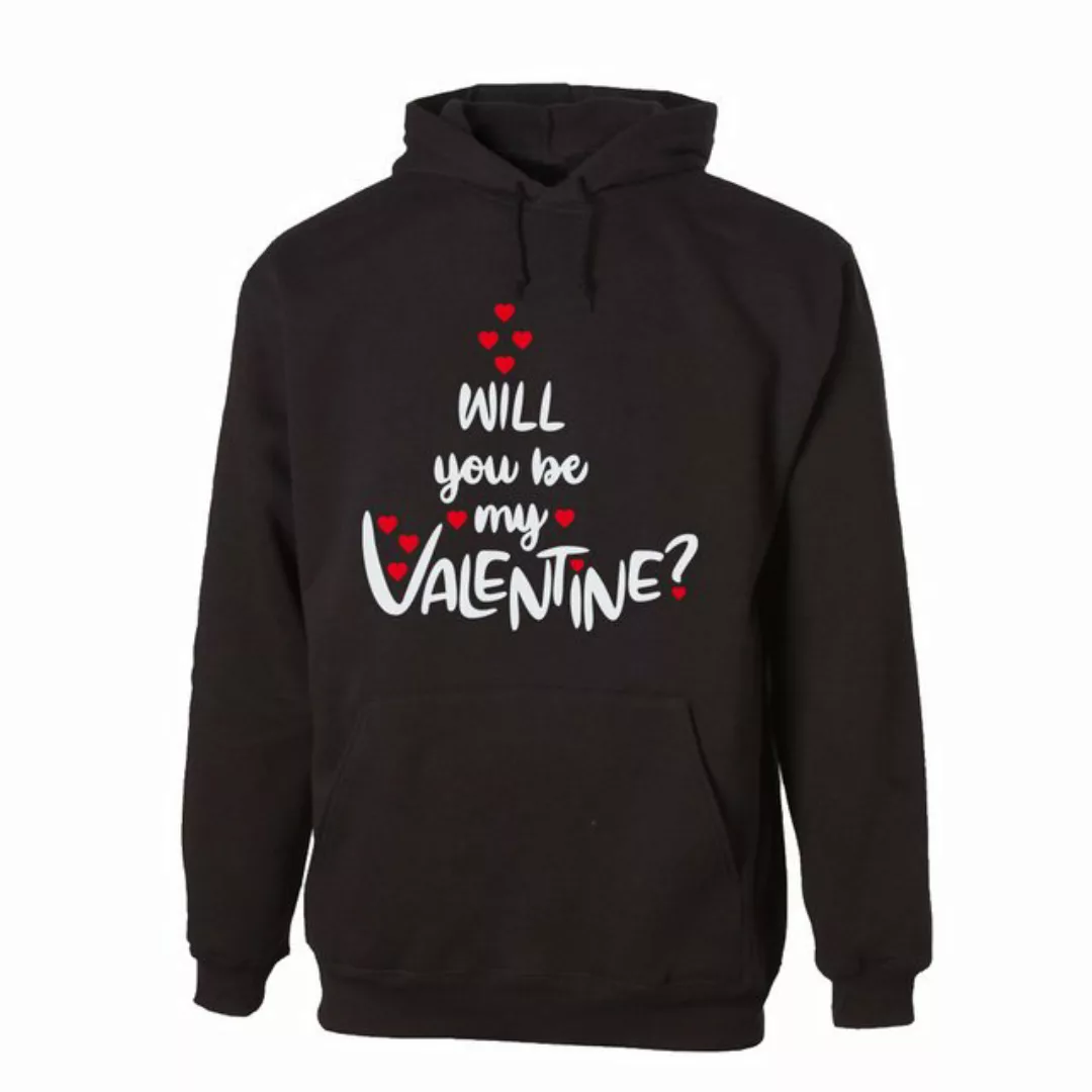 G-graphics Hoodie Will you be my Valentine? Unisex mit trendigem Frontprint günstig online kaufen