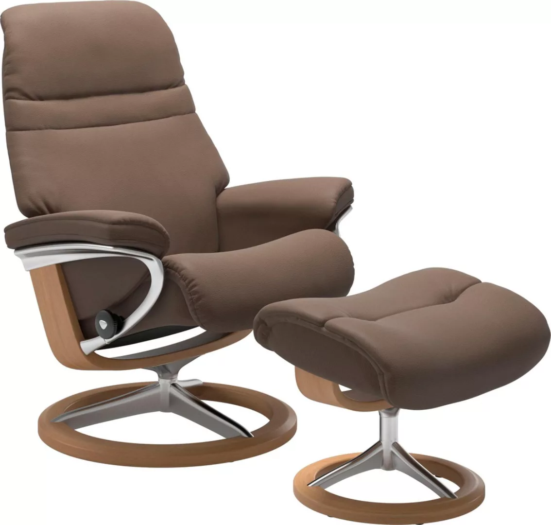 Stressless Fußhocker "Sunrise", mit Signature Base, Gestell Eiche günstig online kaufen