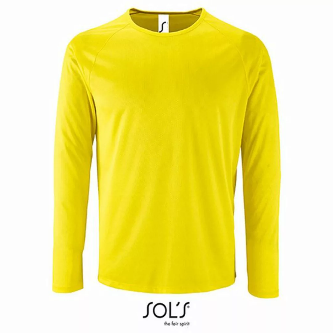 SOLS Langarmshirt Herren Long-Sleeve Sports T-Shirt Sporty günstig online kaufen