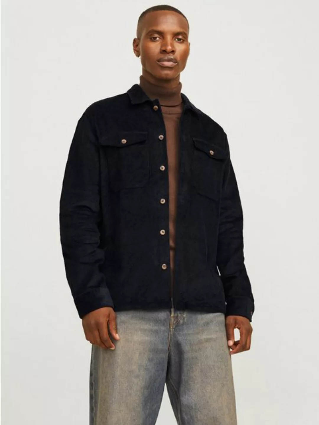 Jack & Jones Langarmhemd "JJEEDDIE CORDUROY OVERSHIRT LS SN" günstig online kaufen