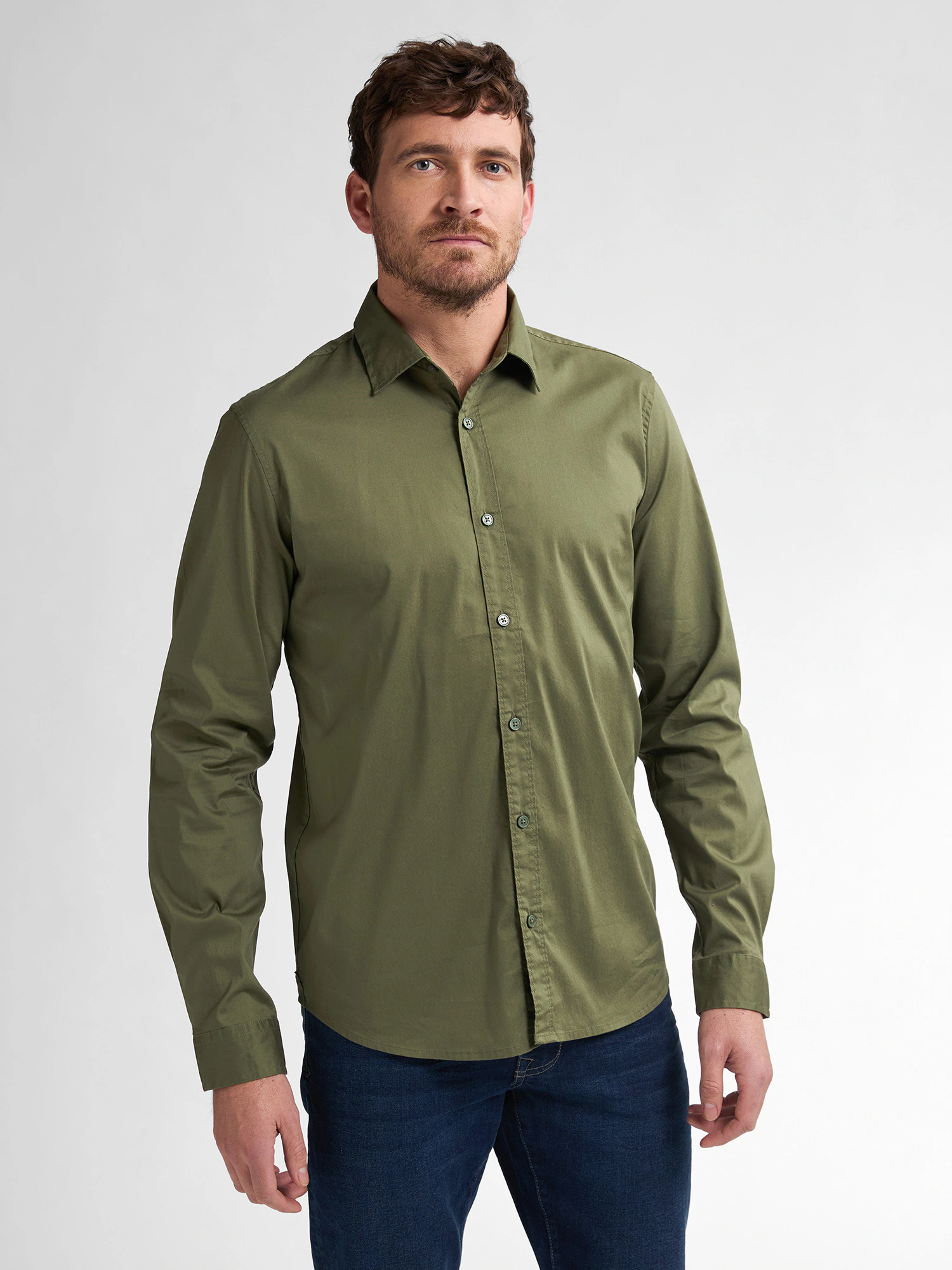 Petrol Industries Langarmshirt, mit Button-Down Kragen günstig online kaufen