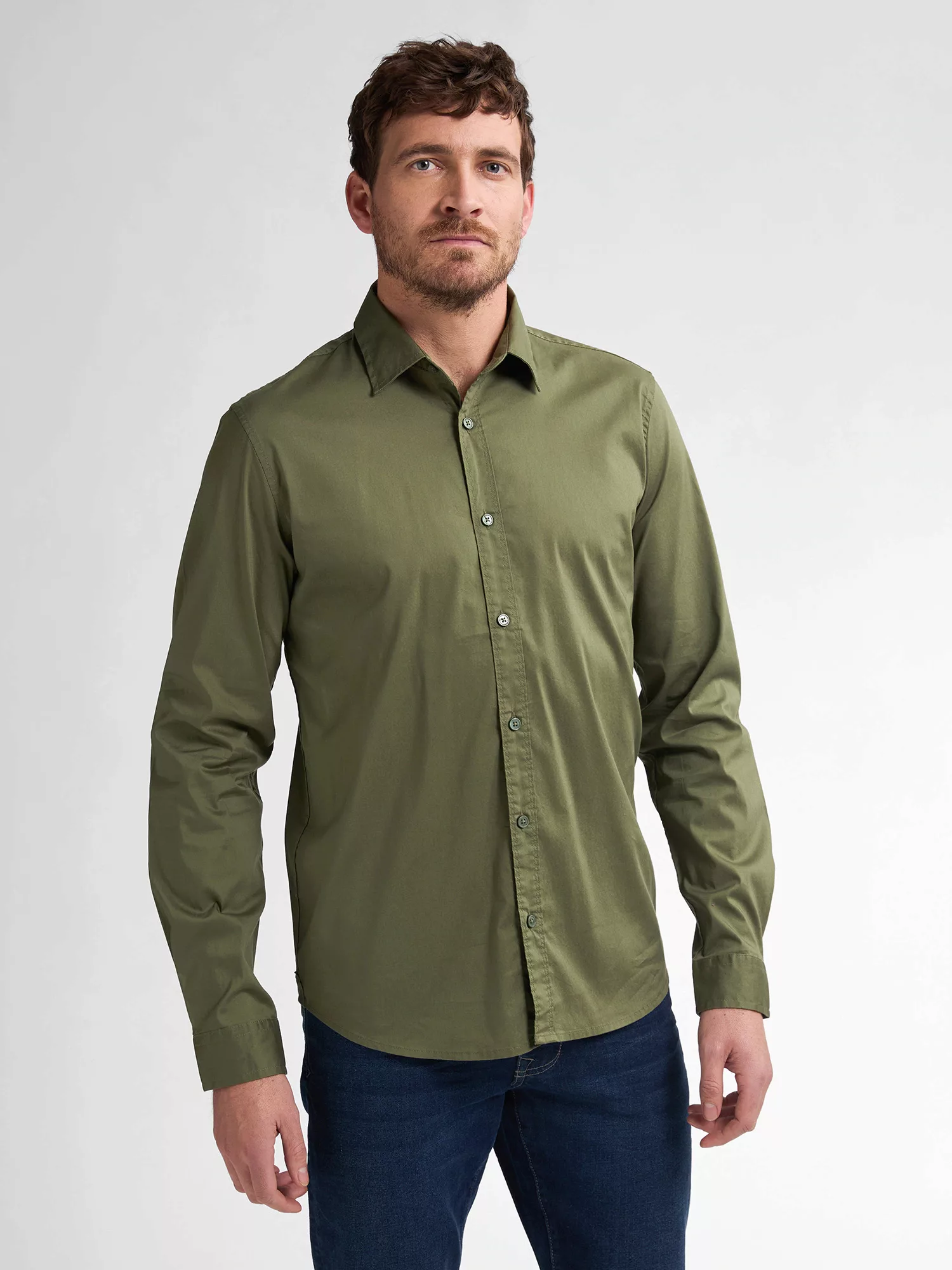 Petrol Industries Langarmshirt, mit Button-Down Kragen günstig online kaufen