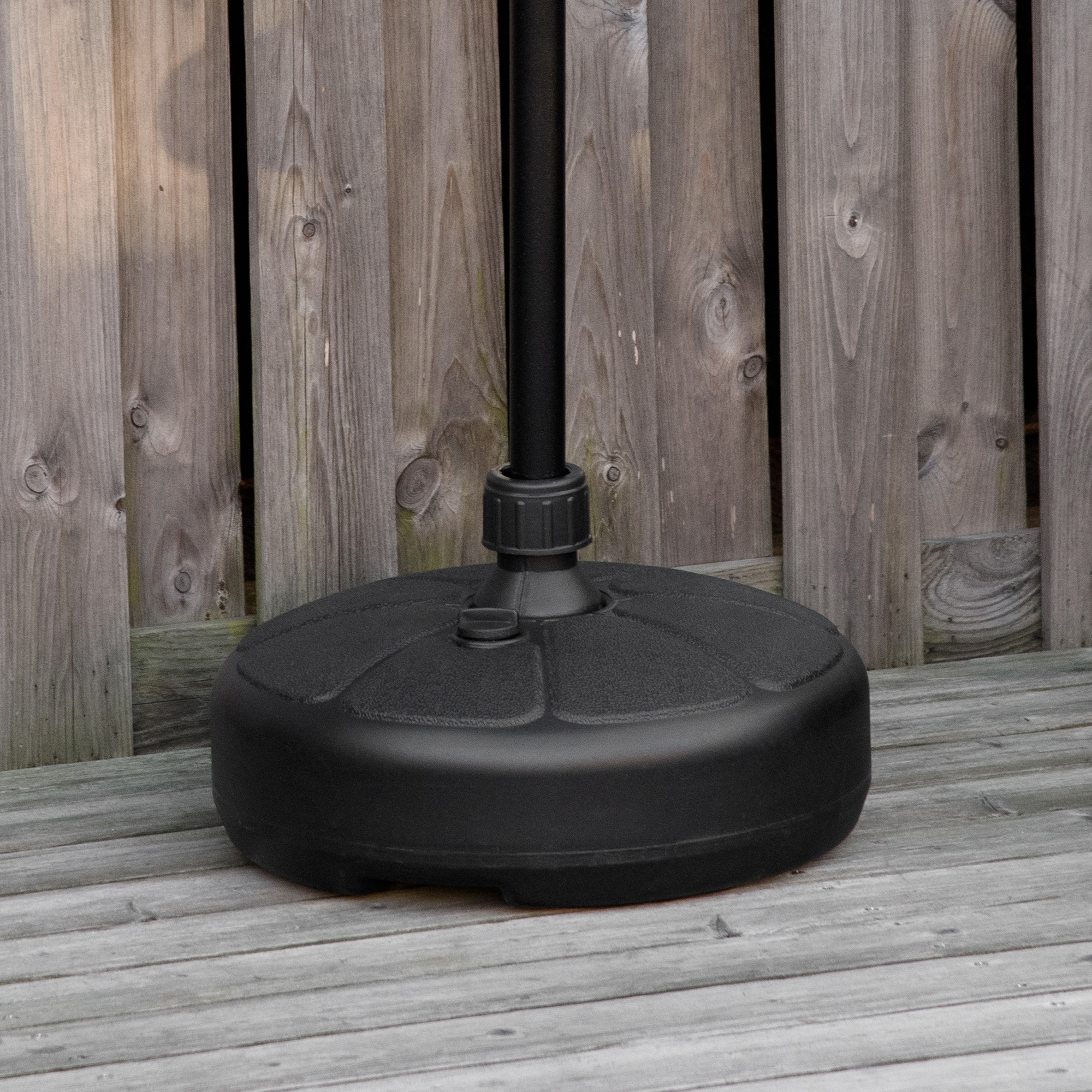 Outsunny Base für Sonnenschirm, runde Plastikbasis zum Befüllen mit Wasser günstig online kaufen
