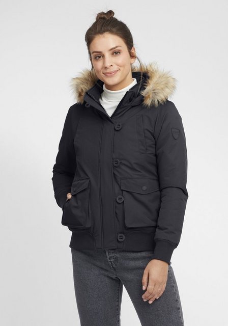 OXMO Winterjacke OXAcila Wattierte Winterjacke mit Kapuze und abnehmbarem K günstig online kaufen