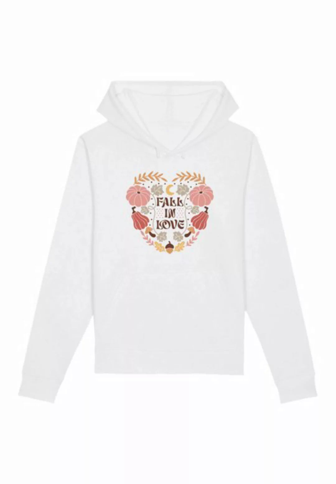 F4NT4STIC Kapuzenpullover Fall in love heart Premium Qualität günstig online kaufen