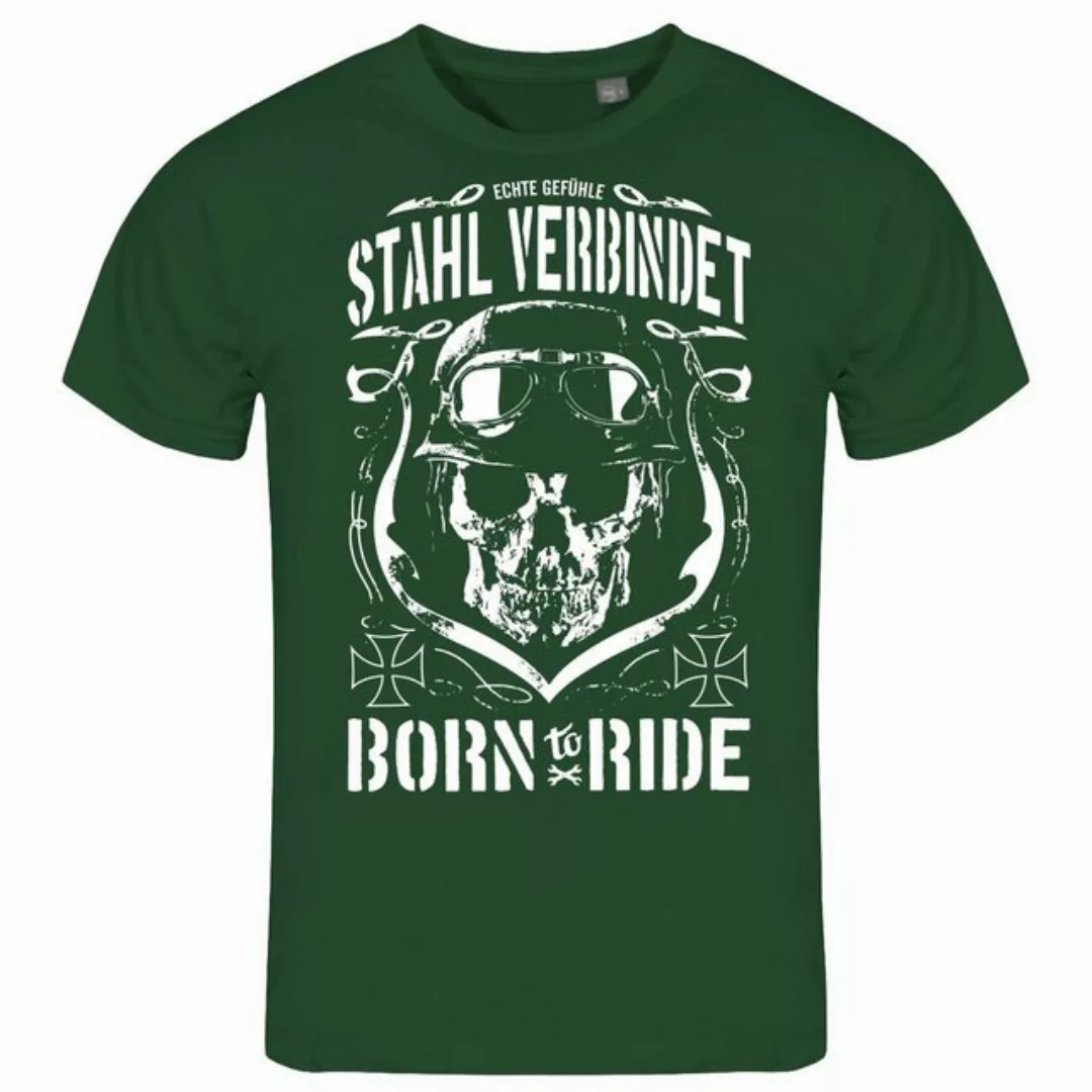 deinshirt Print-Shirt Herren T-Shirt Stahl verbindet Funshirt mit Motiv günstig online kaufen