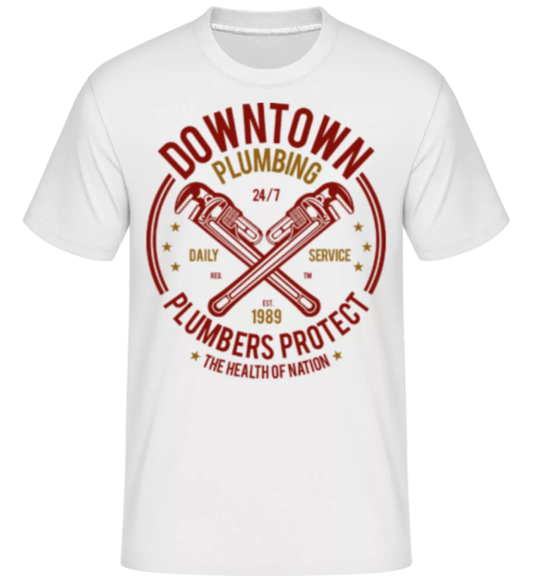 Downtown Plumbing · Shirtinator Männer T-Shirt günstig online kaufen