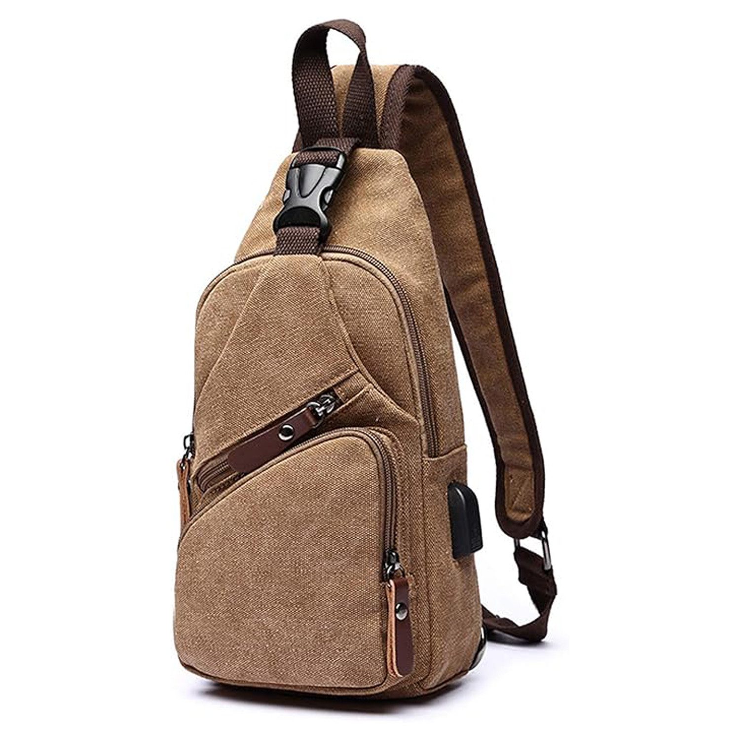 REDOM Schultertasche Brusttasche Sling Schulter Rucksack günstig online kaufen