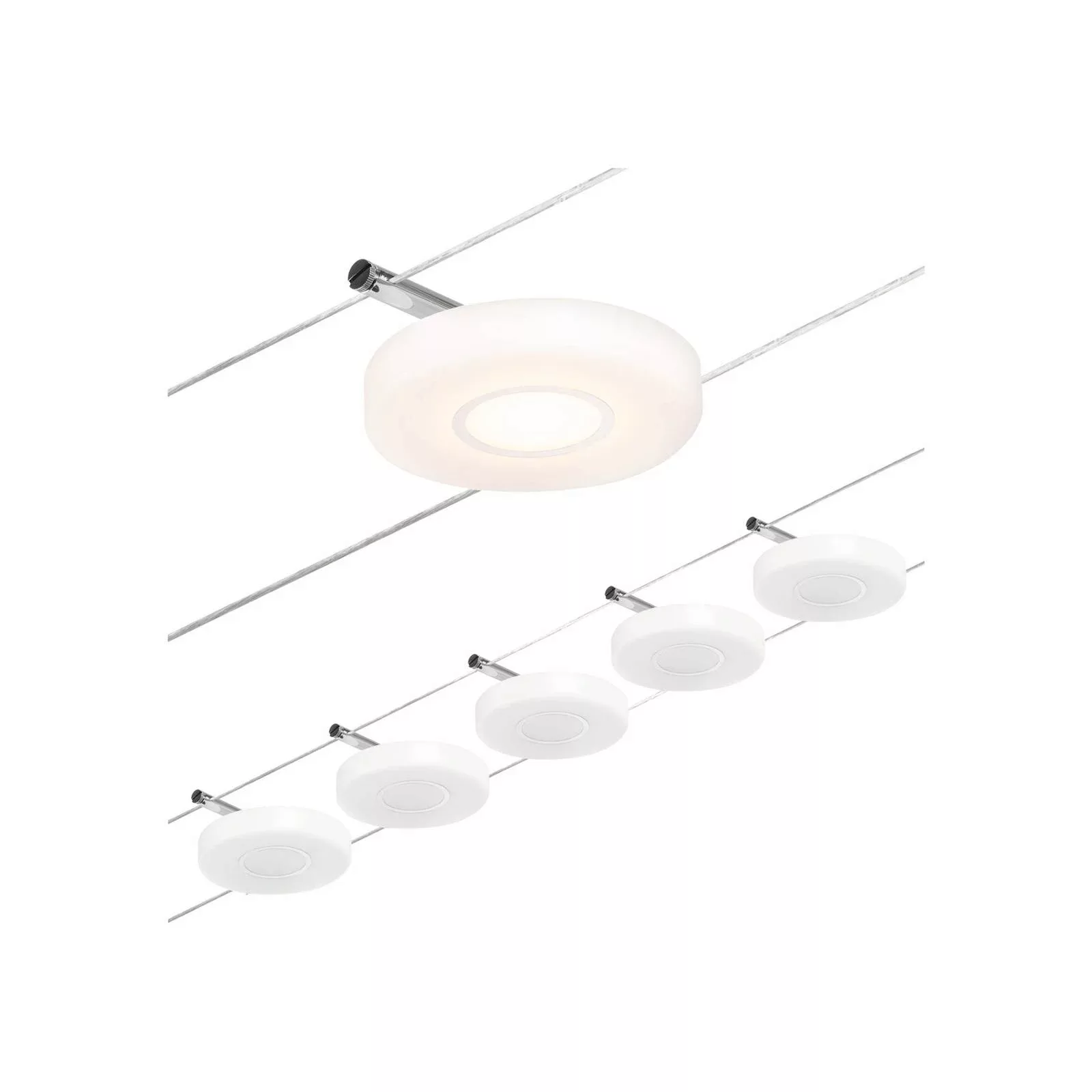 Paulmann Wire DiscLED LED-Seilsystem, fünfflammig günstig online kaufen