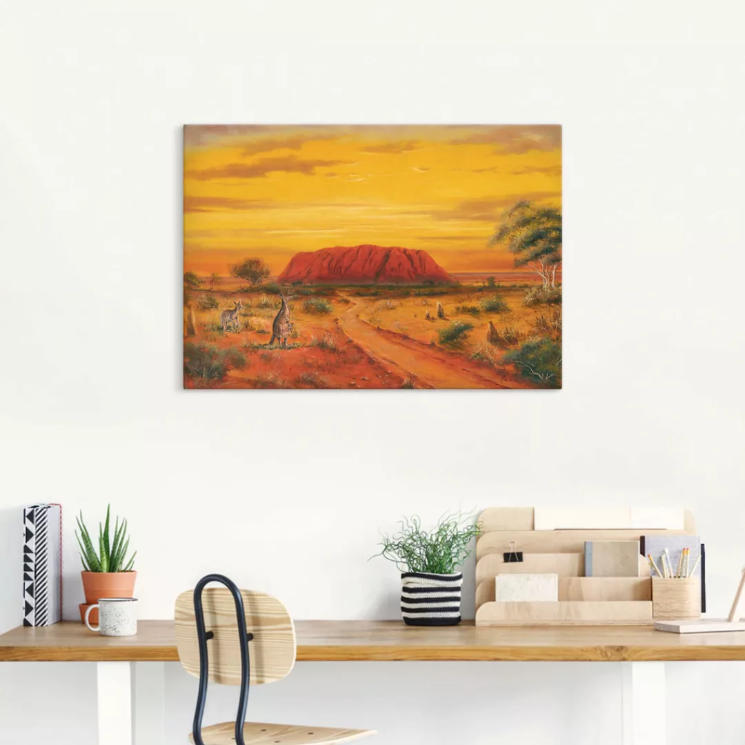 Artland Leinwandbild "Australisches Tal", Australien, (1 St.), auf Keilrahm günstig online kaufen