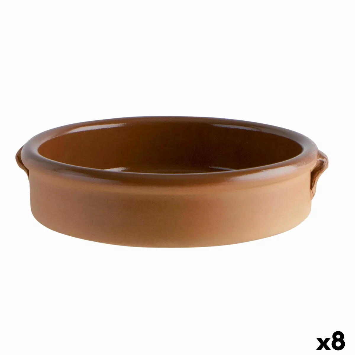 Kochtopf Aus Keramik Braun (20 Cm) (8 Stück) günstig online kaufen