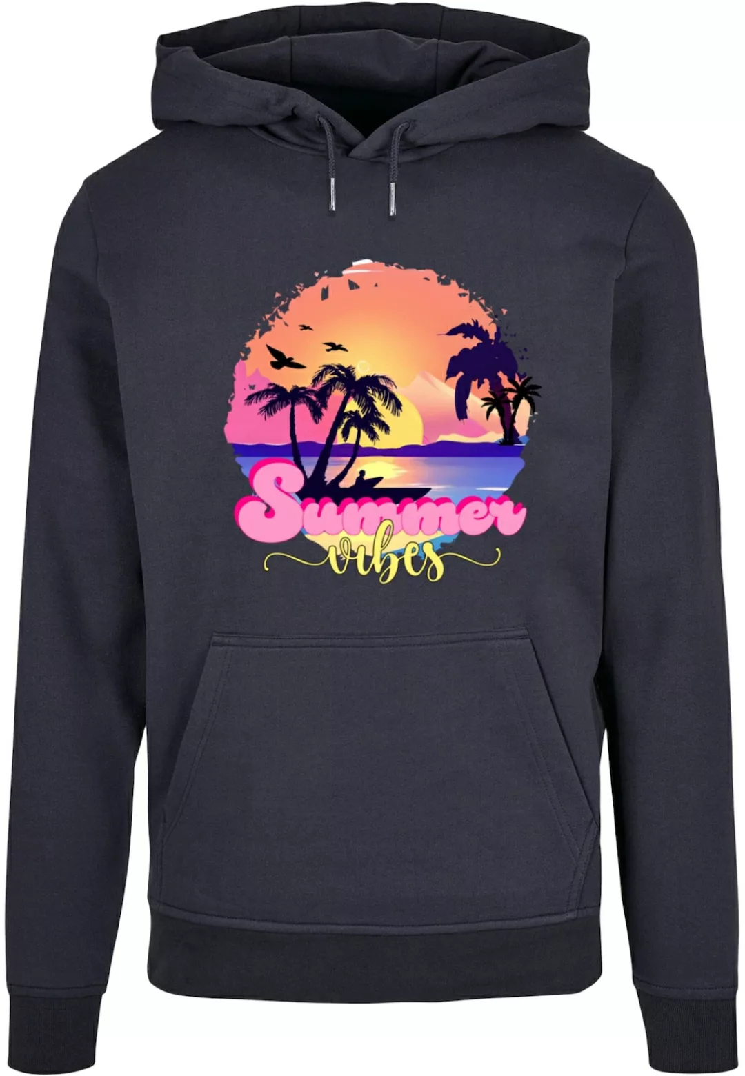 Merchcode Kapuzensweatshirt "Merchcode Herren Summer Vibes Sunset Basic Hoo günstig online kaufen