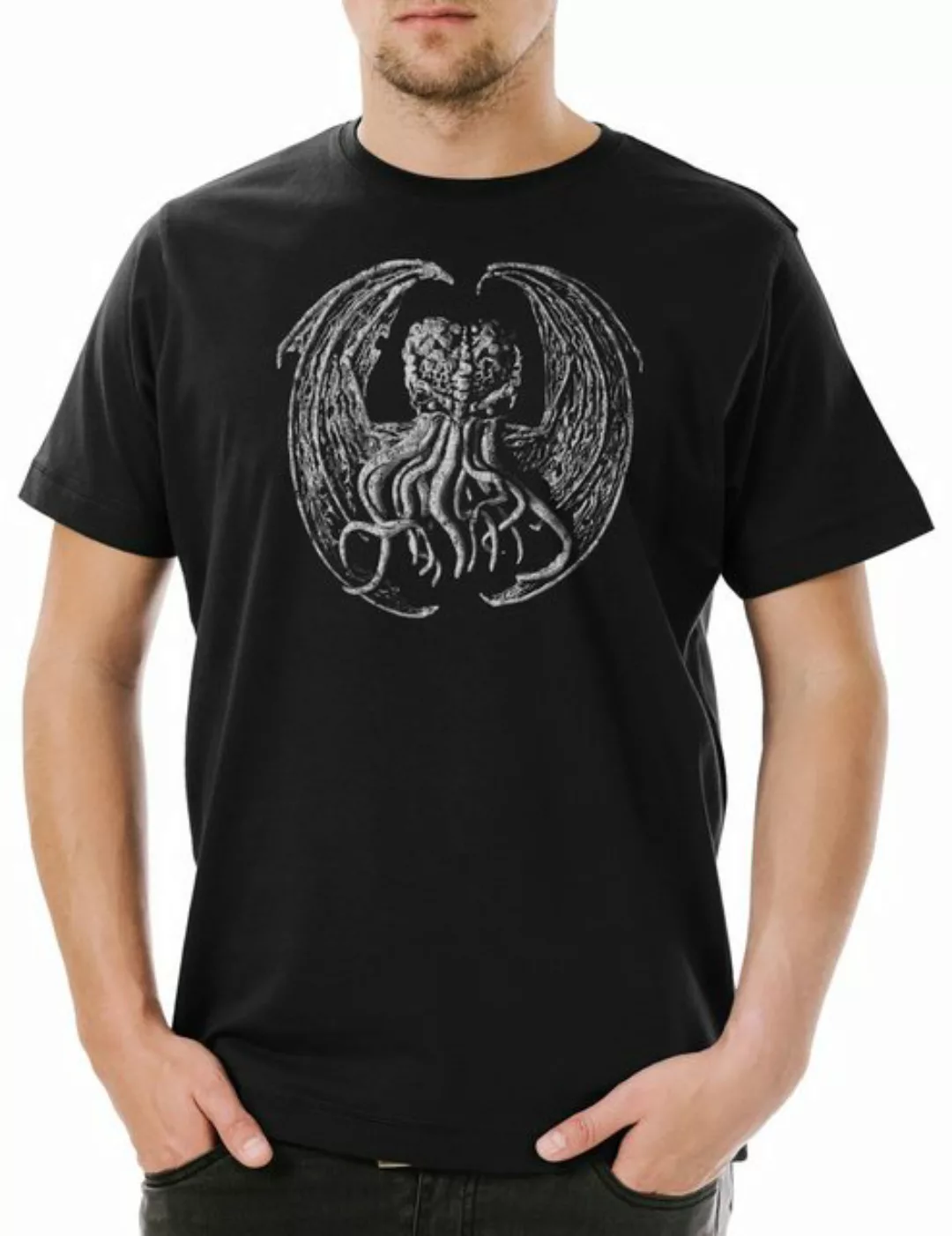 Urban Backwoods Print-Shirt Cthulhu IX Herren T-Shirt Call Horror Arkham H. günstig online kaufen