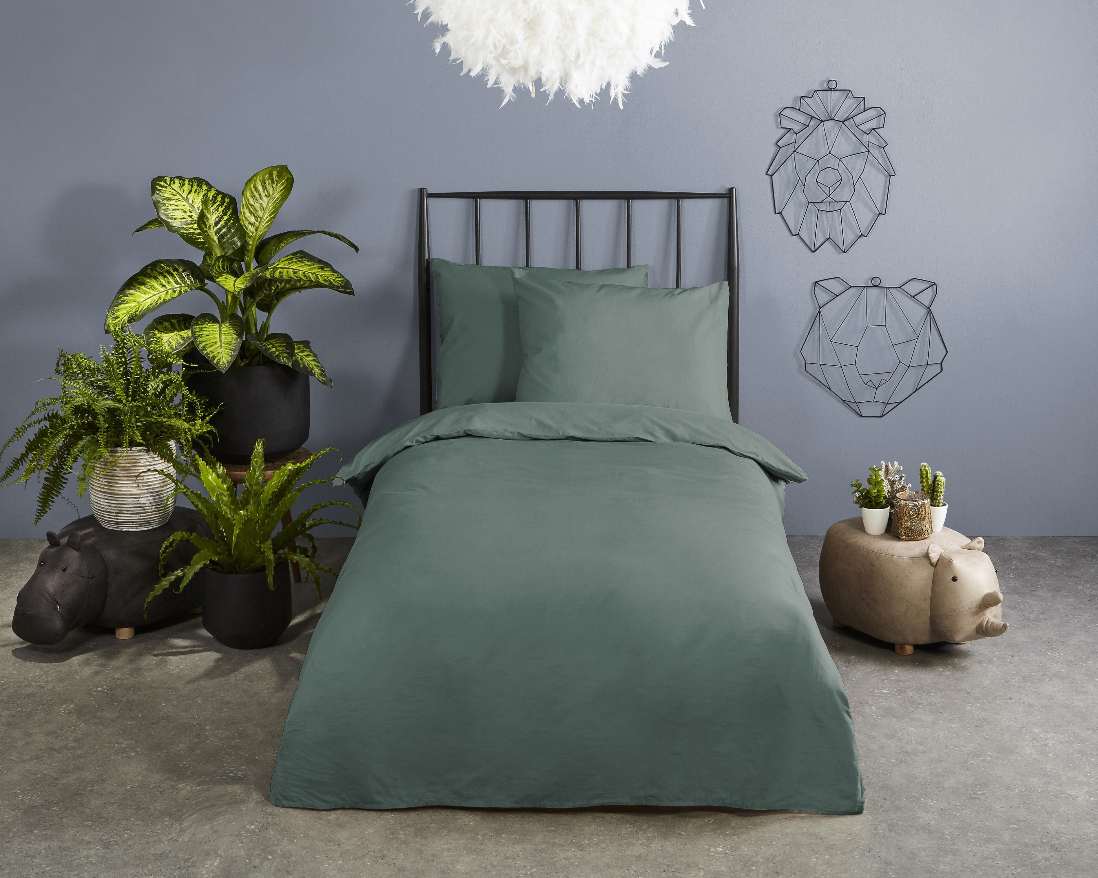 good morning Bettwäsche »Good Morning Uni«, 100% Baumwolle, Renforcé, 135x2 günstig online kaufen