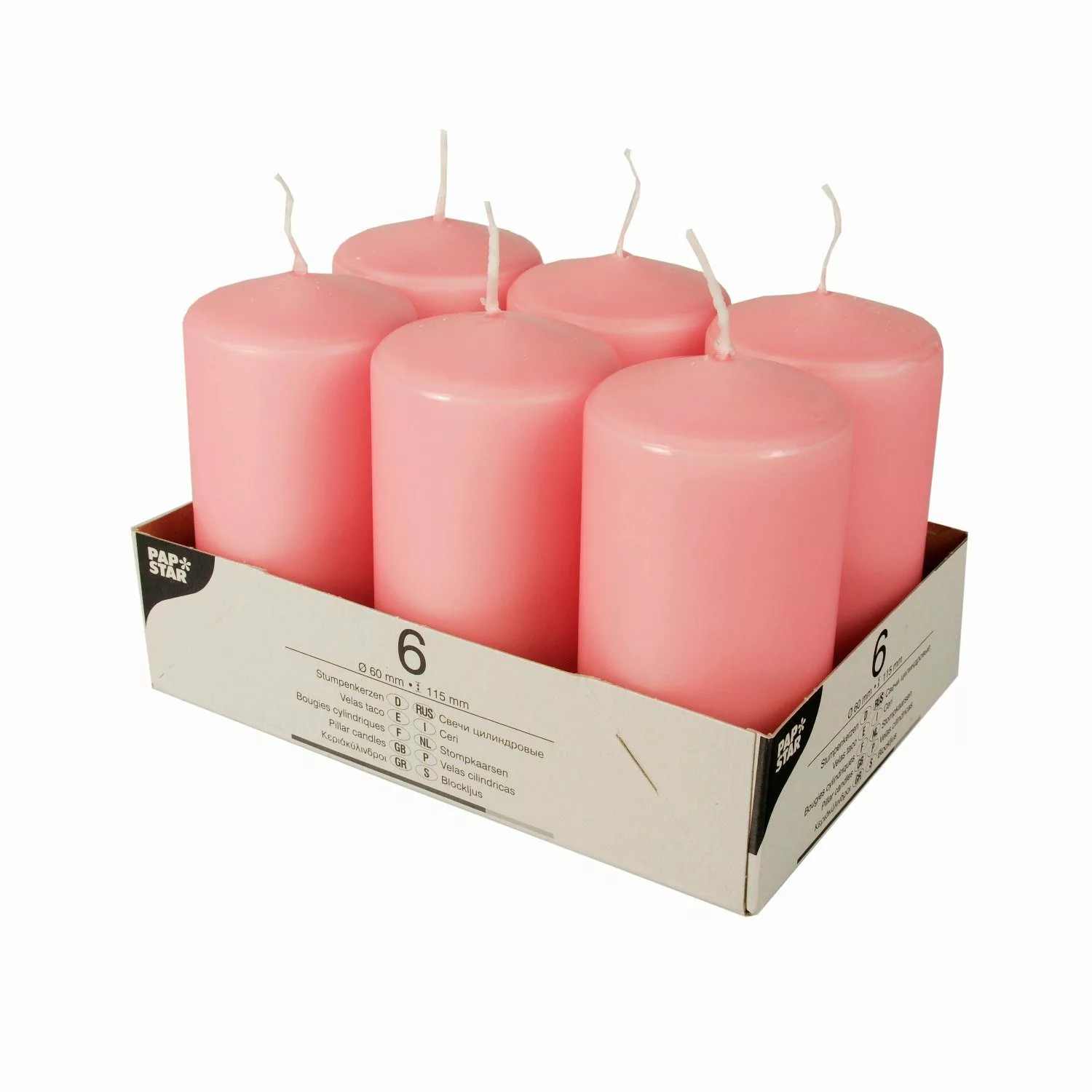 PAPSTAR Stumpenkerze, Stumpenkerzen Ø 60mm / günstig online kaufen