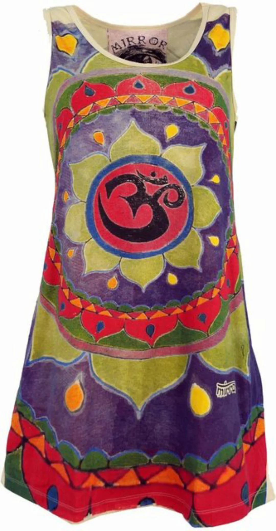 Guru-Shop T-Shirt Mirror Top, Longshirt, Minikleid - Mandala Om.. Festival, günstig online kaufen