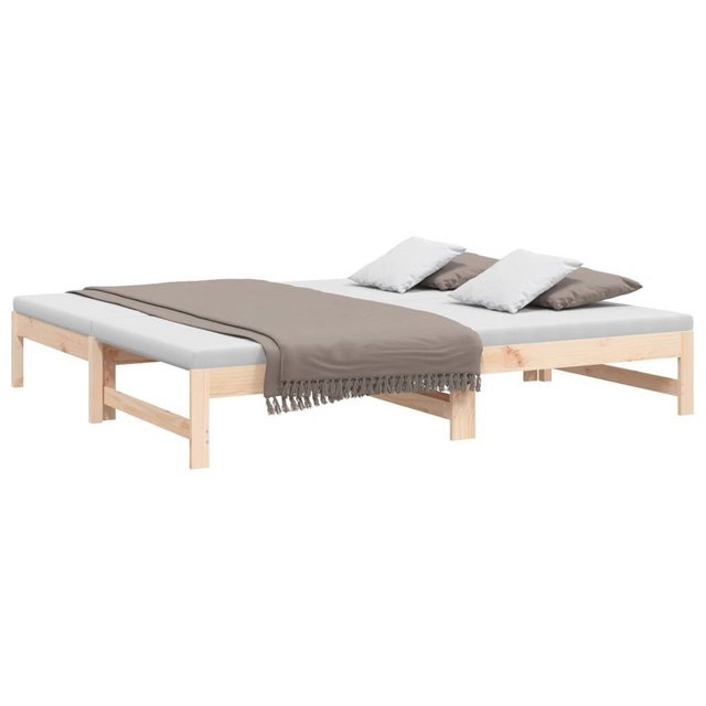 furnicato Bett Tagesbett Ausziehbar 2x(90x190) cm Massivholz Kiefer (1-tlg) günstig online kaufen