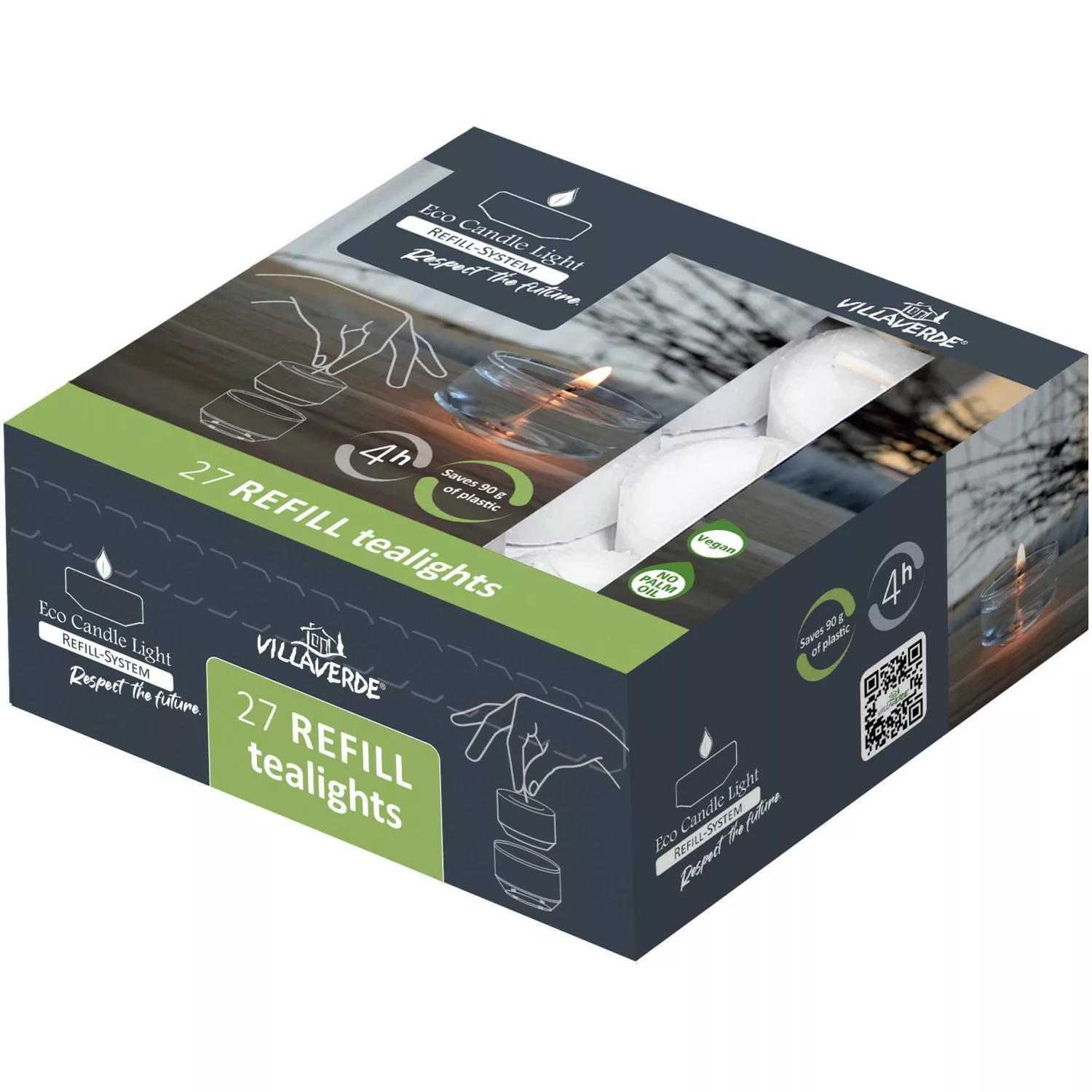 Teelichter ECL 27er-Pack Weiß Refill günstig online kaufen