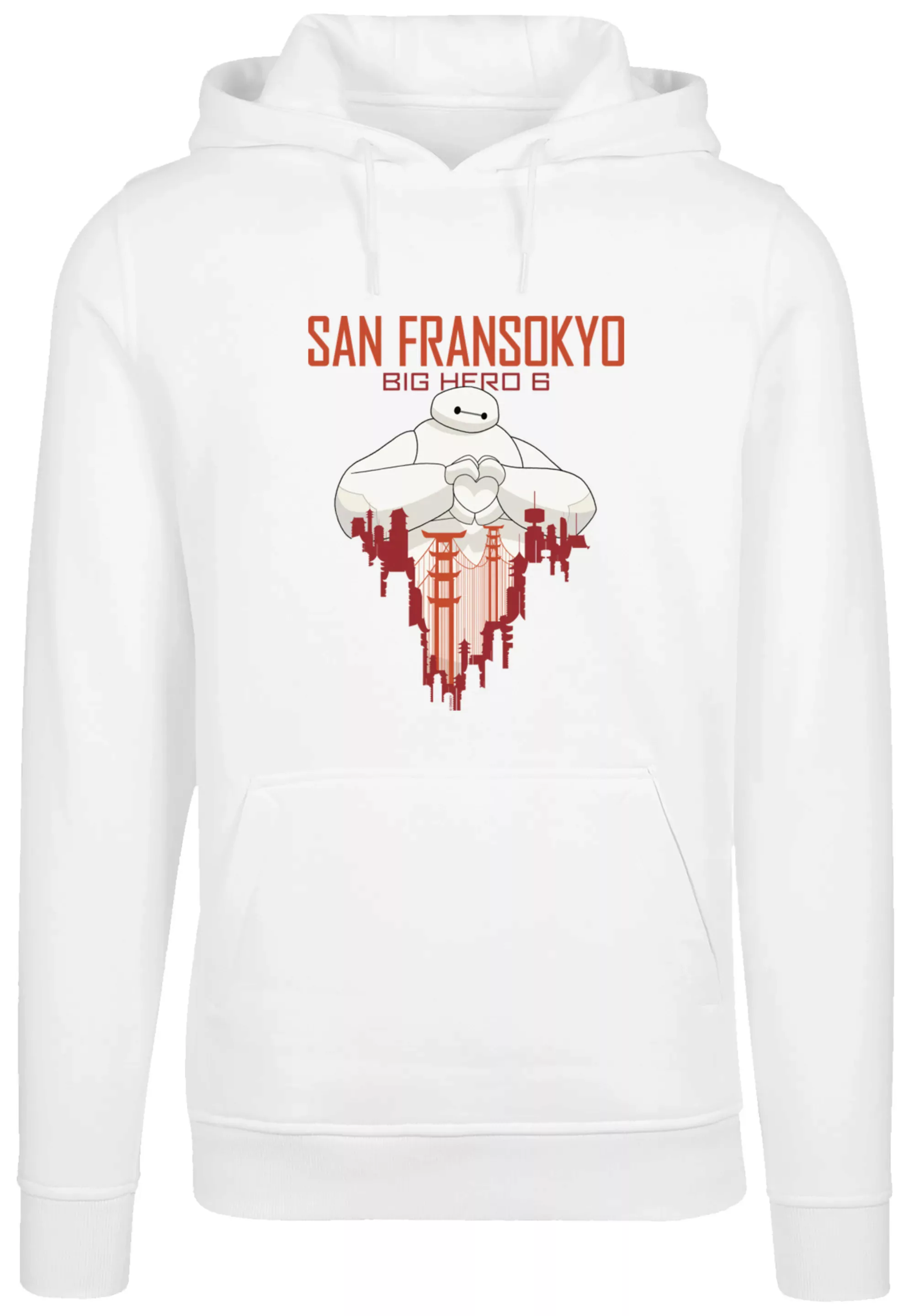 F4NT4STIC Kapuzenpullover "Big Hero 6 Baymax San Fransokyo Heart", Premium günstig online kaufen