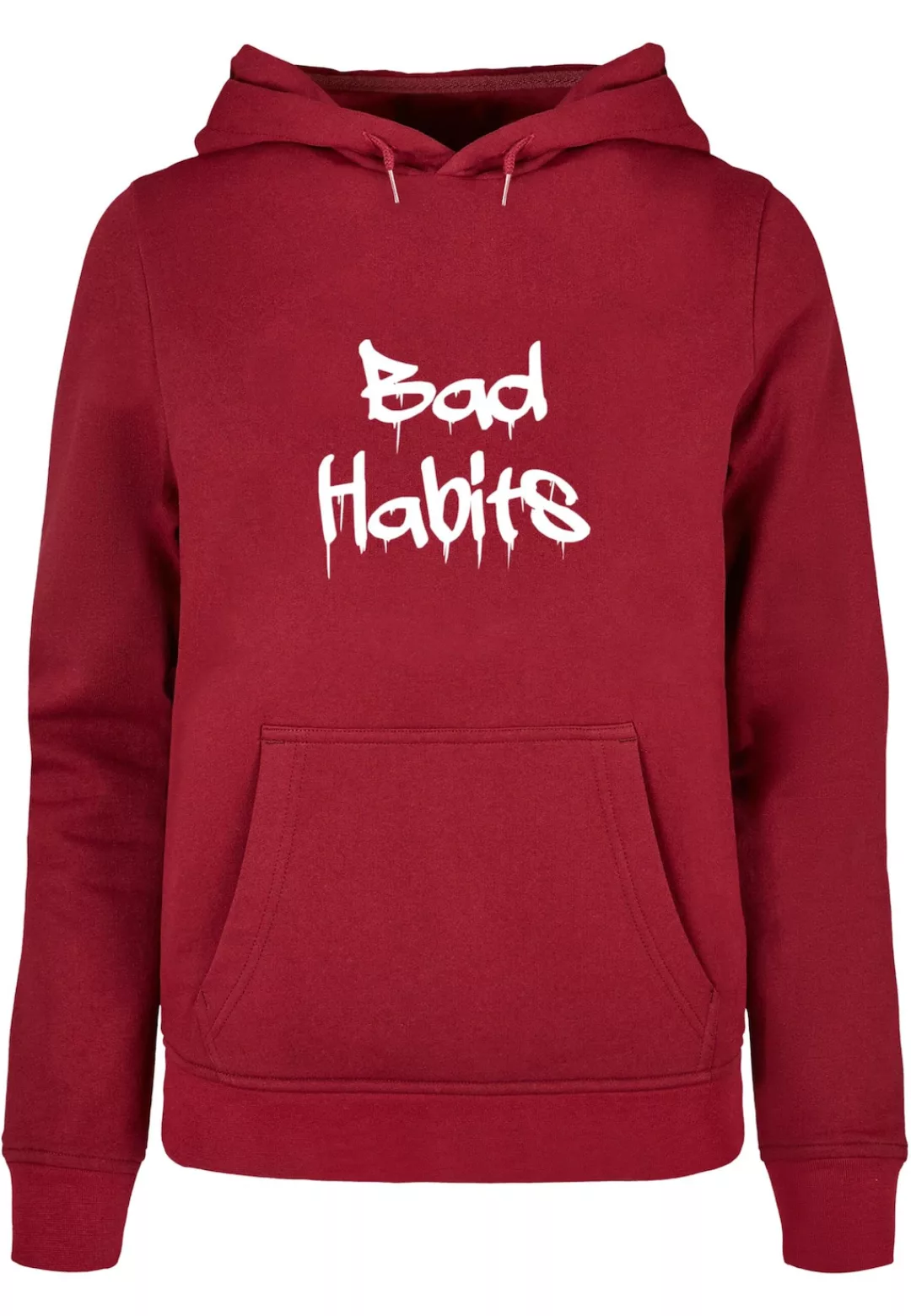 Merchcode Kapuzenpullover "Merchcode Damen Ladies Bad Habits Basic Hoody" günstig online kaufen