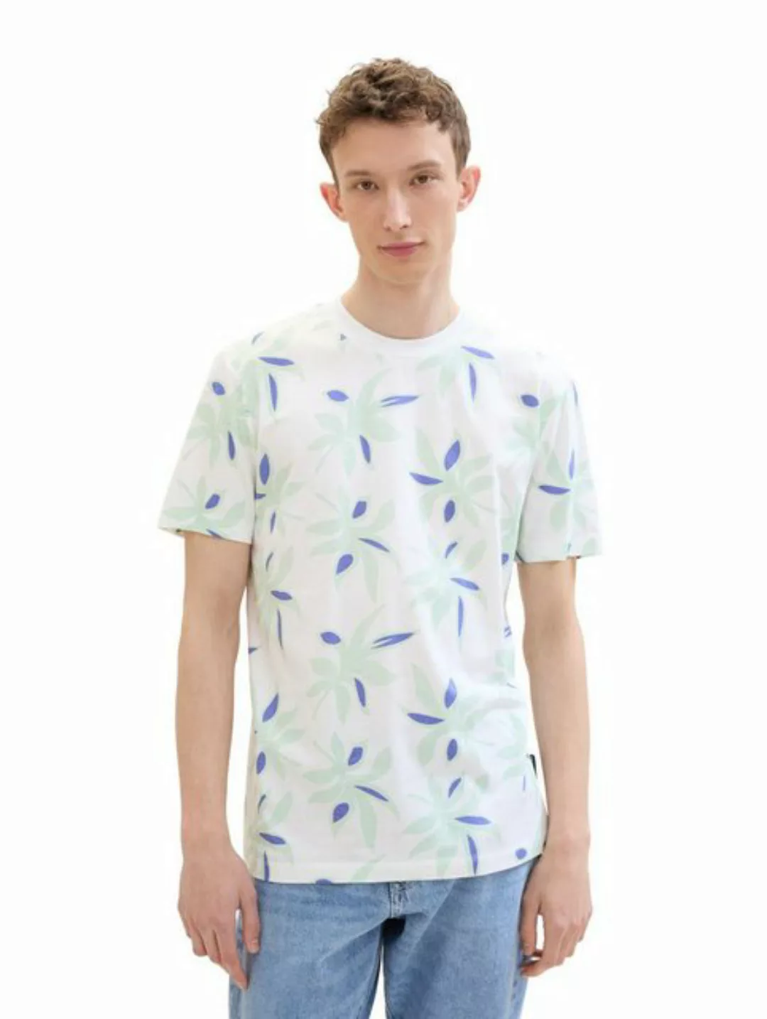 TOM TAILOR Denim T-Shirt allover print t-shirt günstig online kaufen