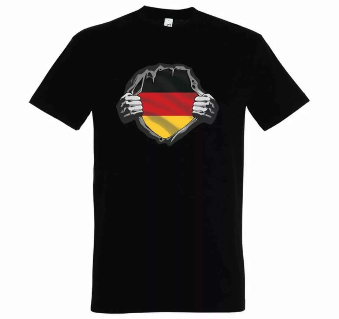 Youth Designz T-Shirt Deutschland Herz Herren T-Shirt mit trendigem Frontpr günstig online kaufen