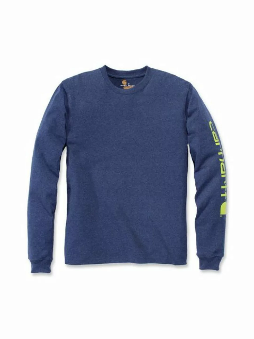 Carhartt Langarmhemd Carhartt Longsleeve dunkelblau/grün US Kleidergrößen günstig online kaufen