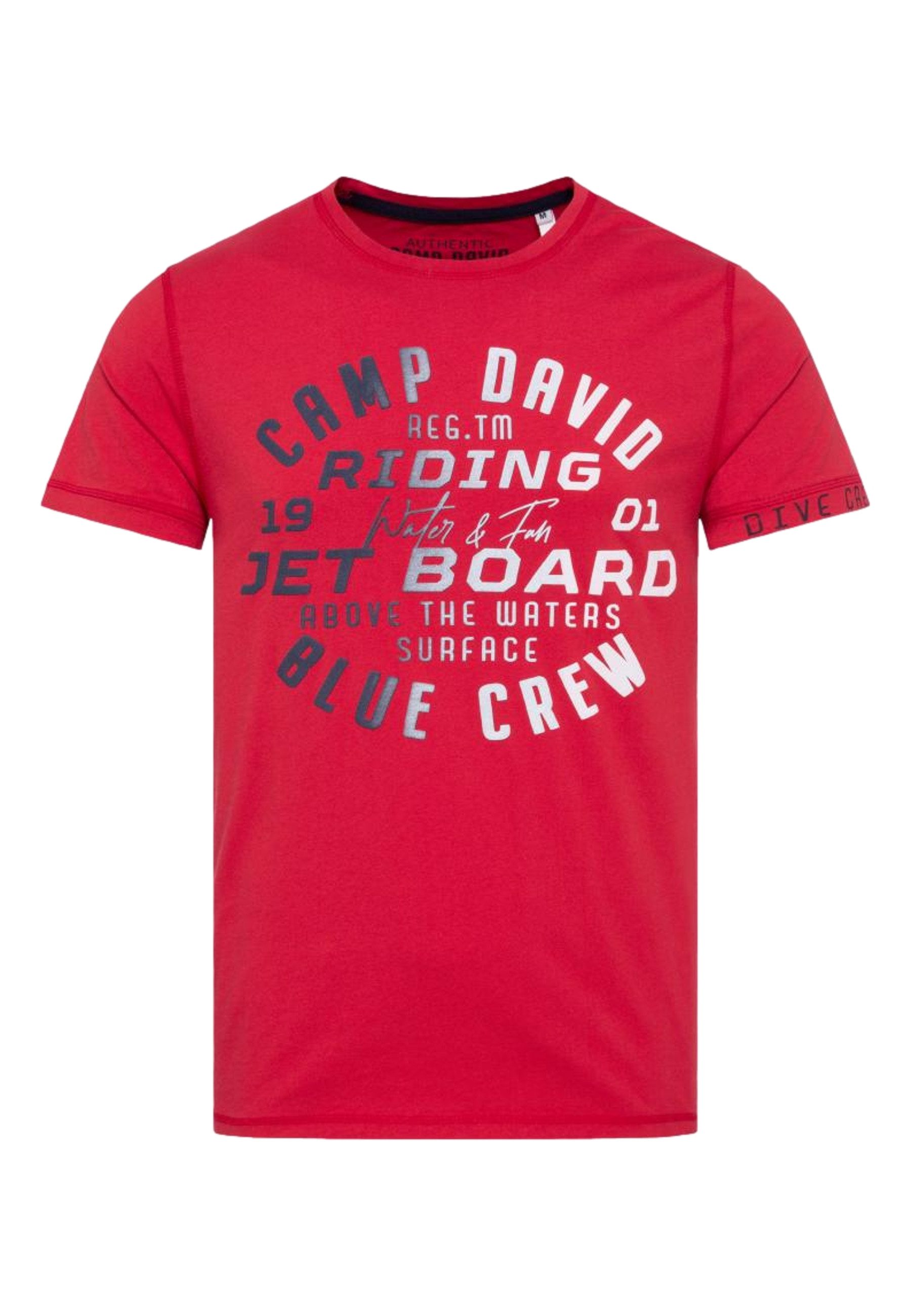 CAMP DAVID T-Shirt T-Shirt Kurzarmshirt (1-tlg., günstig online kaufen