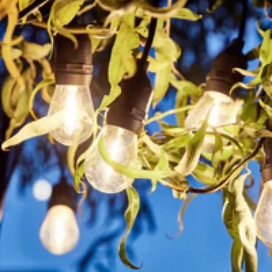 BULB LIGHTS Outdoor-Lichterkette mit 10 Glühbirnen und Stecker günstig online kaufen