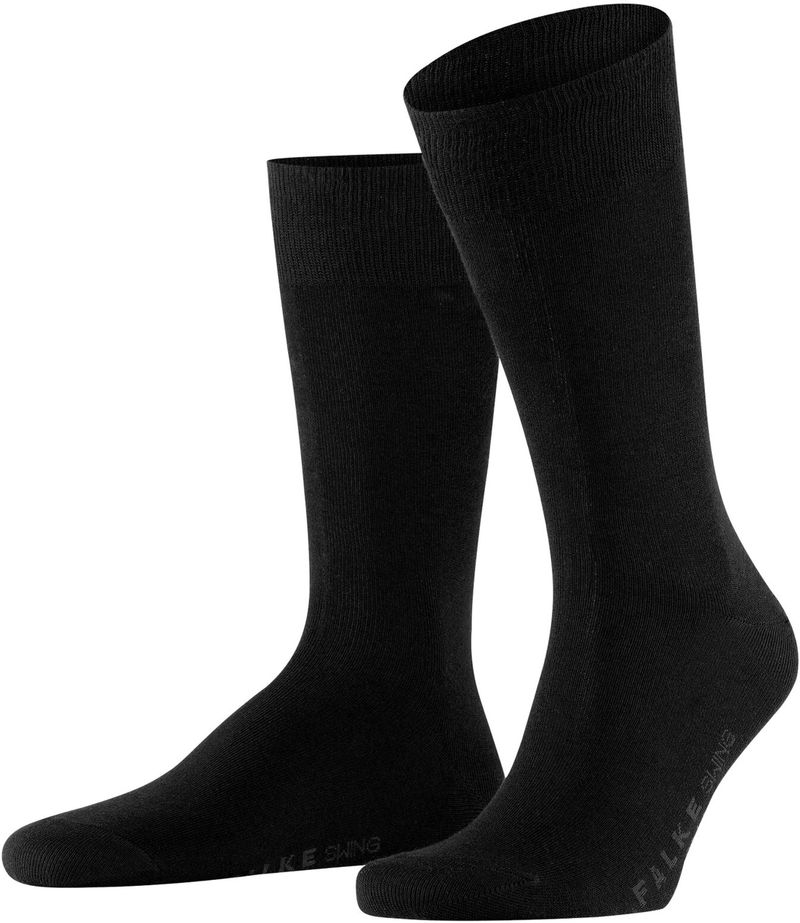 Falke Swing Socken 2-Pack Schwarz - Größe 39-42 günstig online kaufen
