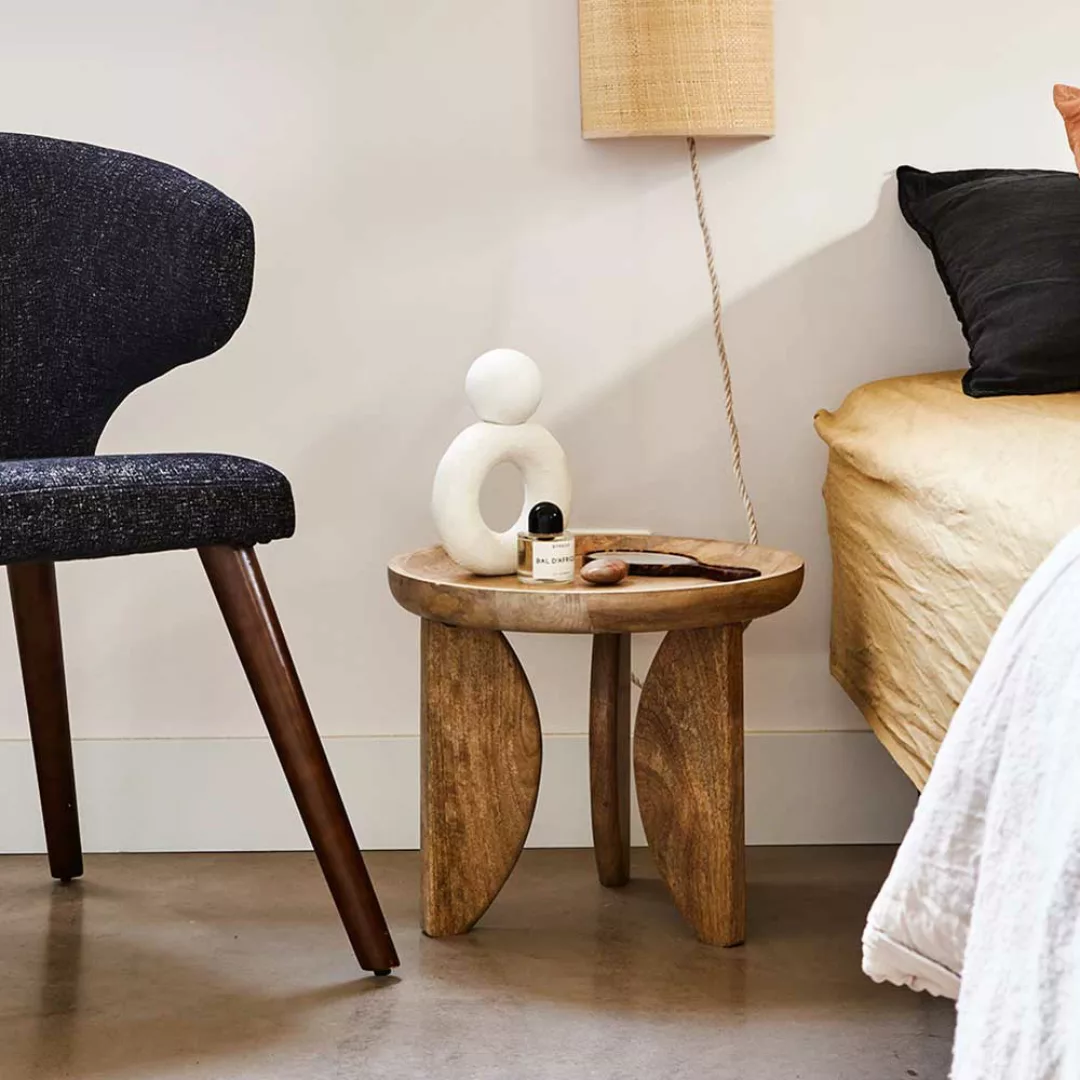 Wohnzimmer Tisch Set in modernem Design Mangobaum Massivholz (zweiteilig) günstig online kaufen