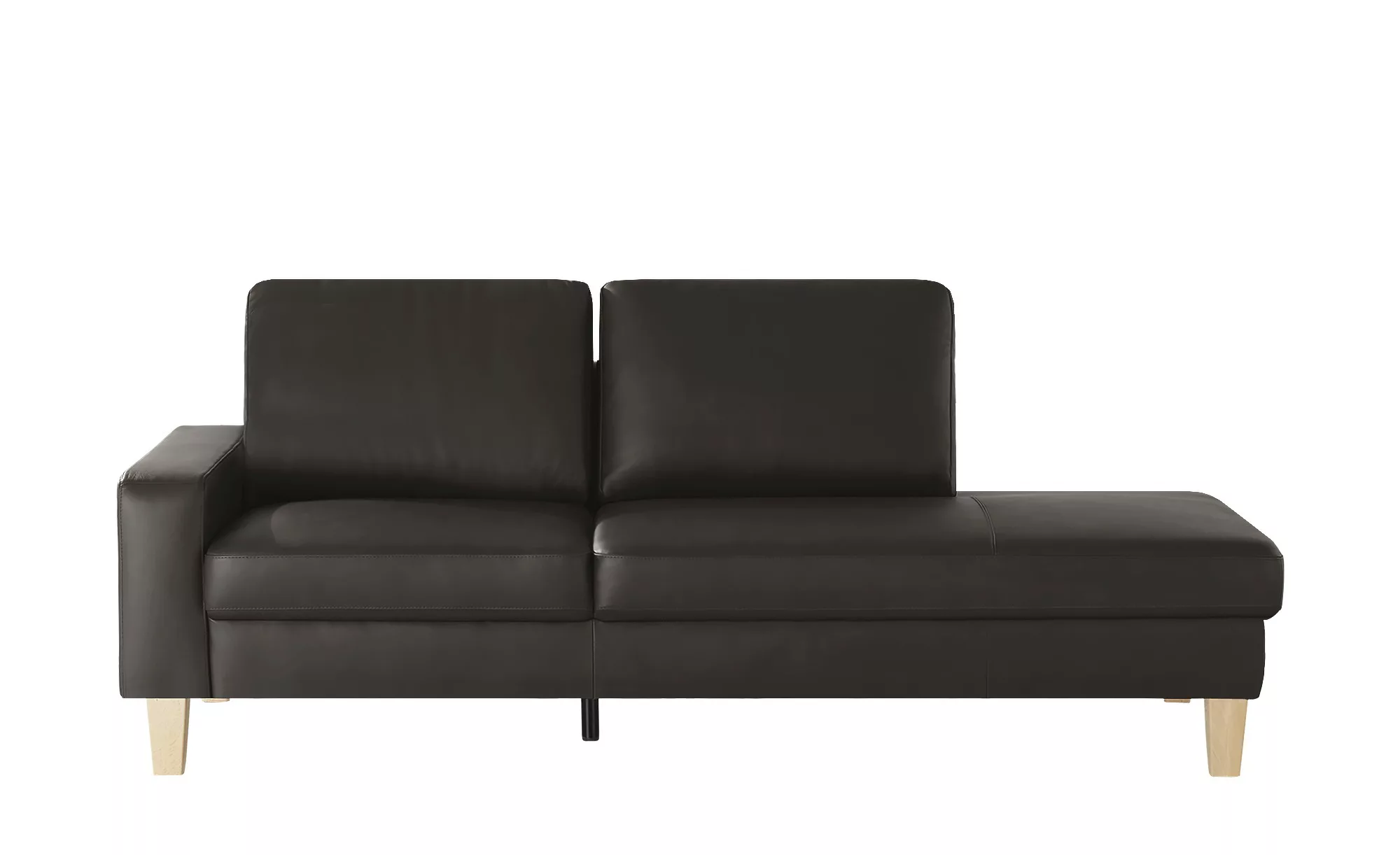 Recamiere  Bena - braun - 213 cm - 86 cm - 97 cm - Polstermöbel > Sofas > E günstig online kaufen