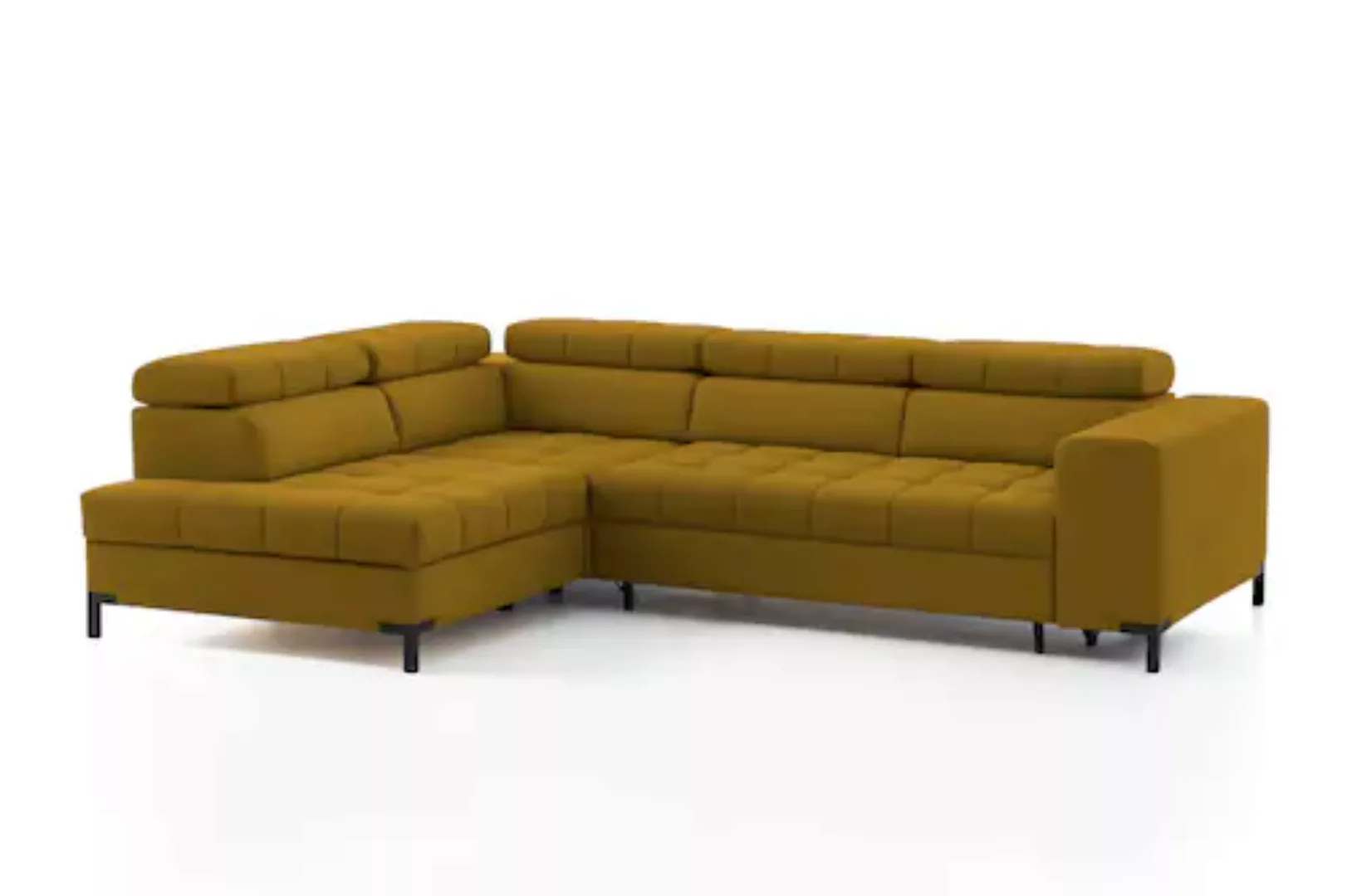 exxpo - sofa fashion Ecksofa "Bocco, L-Form", Wahlw. mit Bettfunktion u. Be günstig online kaufen