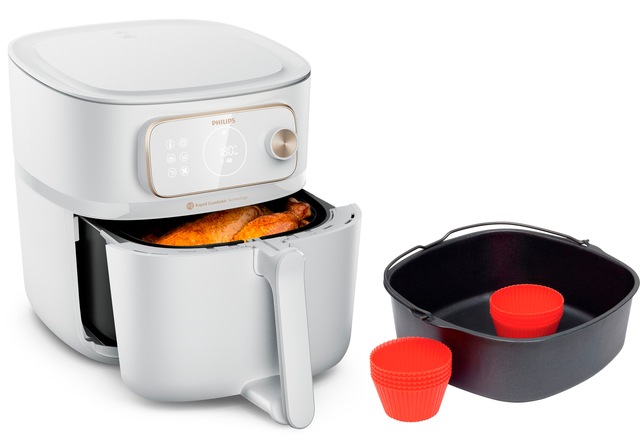 Philips Heißluftfritteuse »Airfryer XXL Kombi HD9876, mit 8,3 l«, 2200 W, F günstig online kaufen