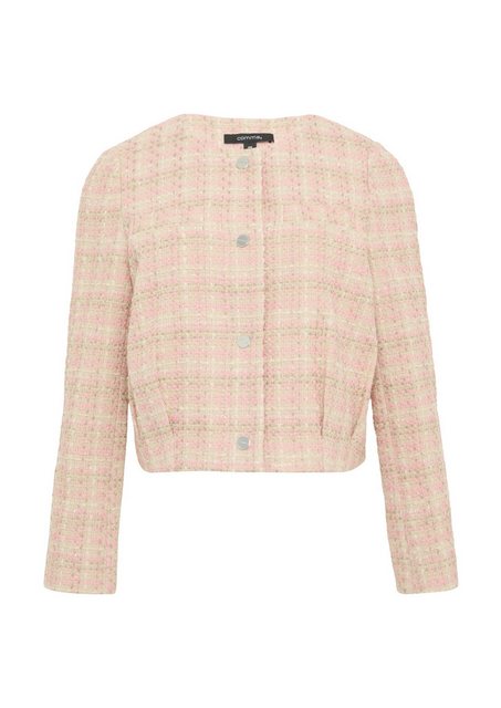 Comma Blusenblazer Tweed-Jacke im Boxy Fit günstig online kaufen