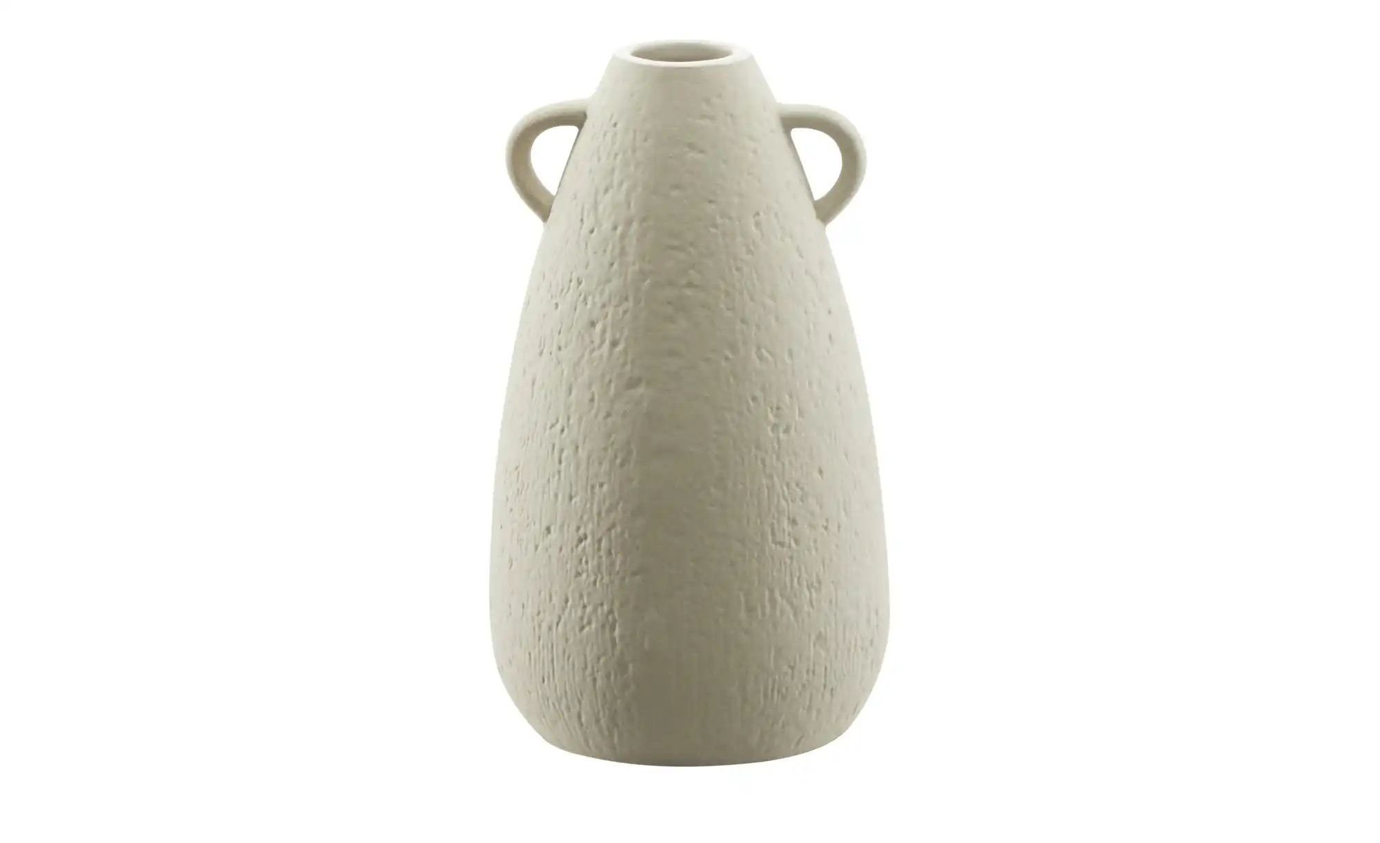 HOME STORY Vase ¦ grau ¦ Steinzeug ¦ Maße (cm): H: 18,42  Ø: 10.8 Accessoir günstig online kaufen