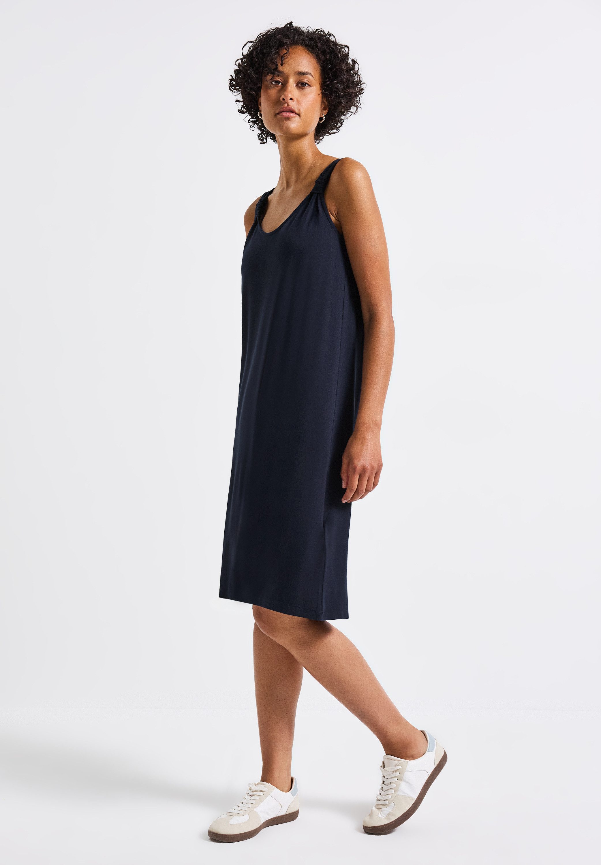 STREET ONE Jerseykleid in Unifarbe günstig online kaufen