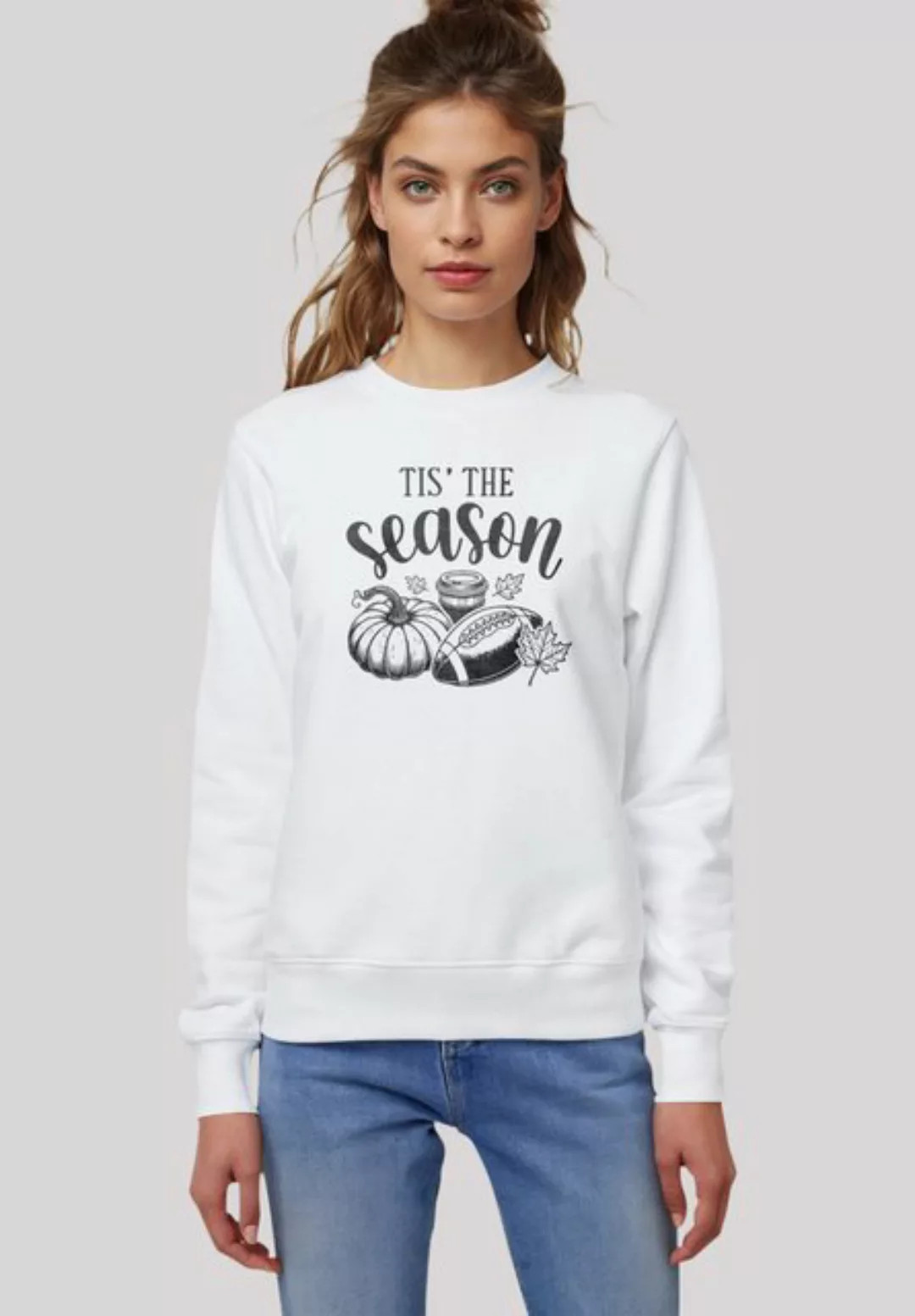 F4NT4STIC Sweatshirt "Fall pumpkin coffe football its the Season", Premium günstig online kaufen