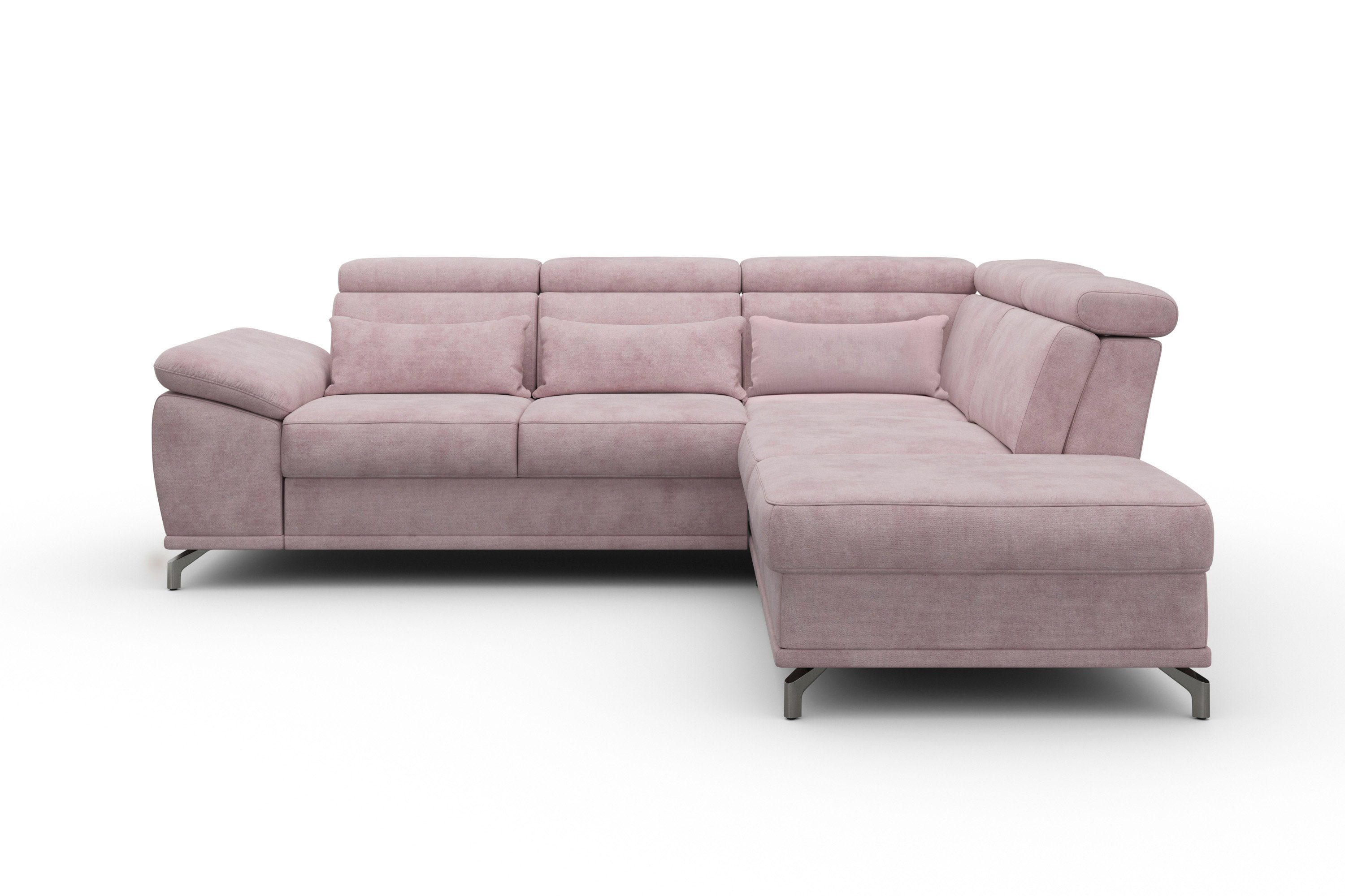 sit&more Ecksofa "Cabrio L-Form, mit Sitztiefenverstellung, Arm- und Kopfte günstig online kaufen