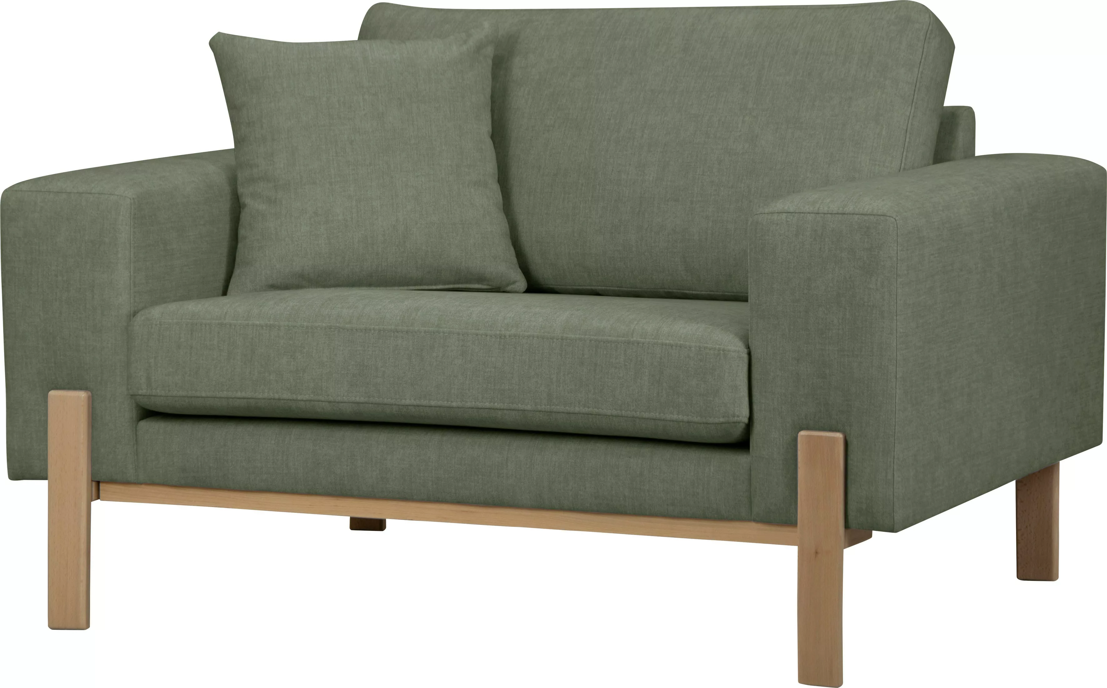 OTTO products Loveseat "Hanne Sessel mit Holzrahmen", Verschiedene Bezugsqu günstig online kaufen