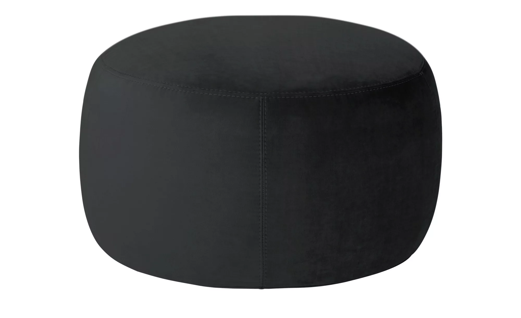 pop Samt Hocker  Amadi - schwarz - 40 cm - Polstermöbel > Hocker - Möbel Kr günstig online kaufen